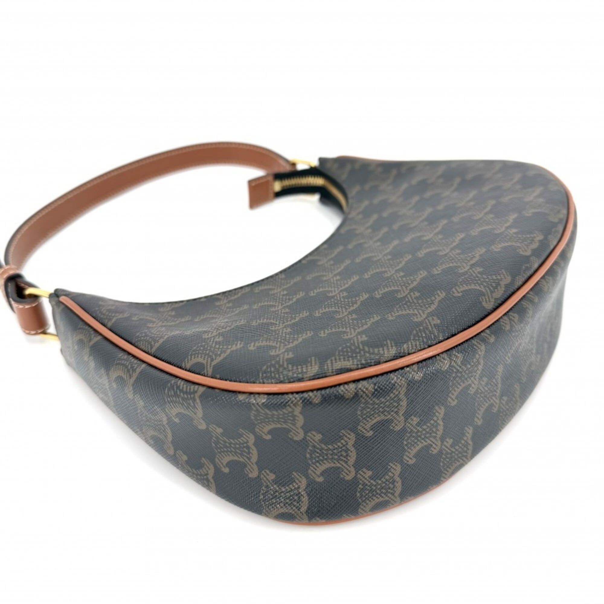 Leather Canvas Handbag Shoulder Bag (Pre-Owned) - Celine - Modalova