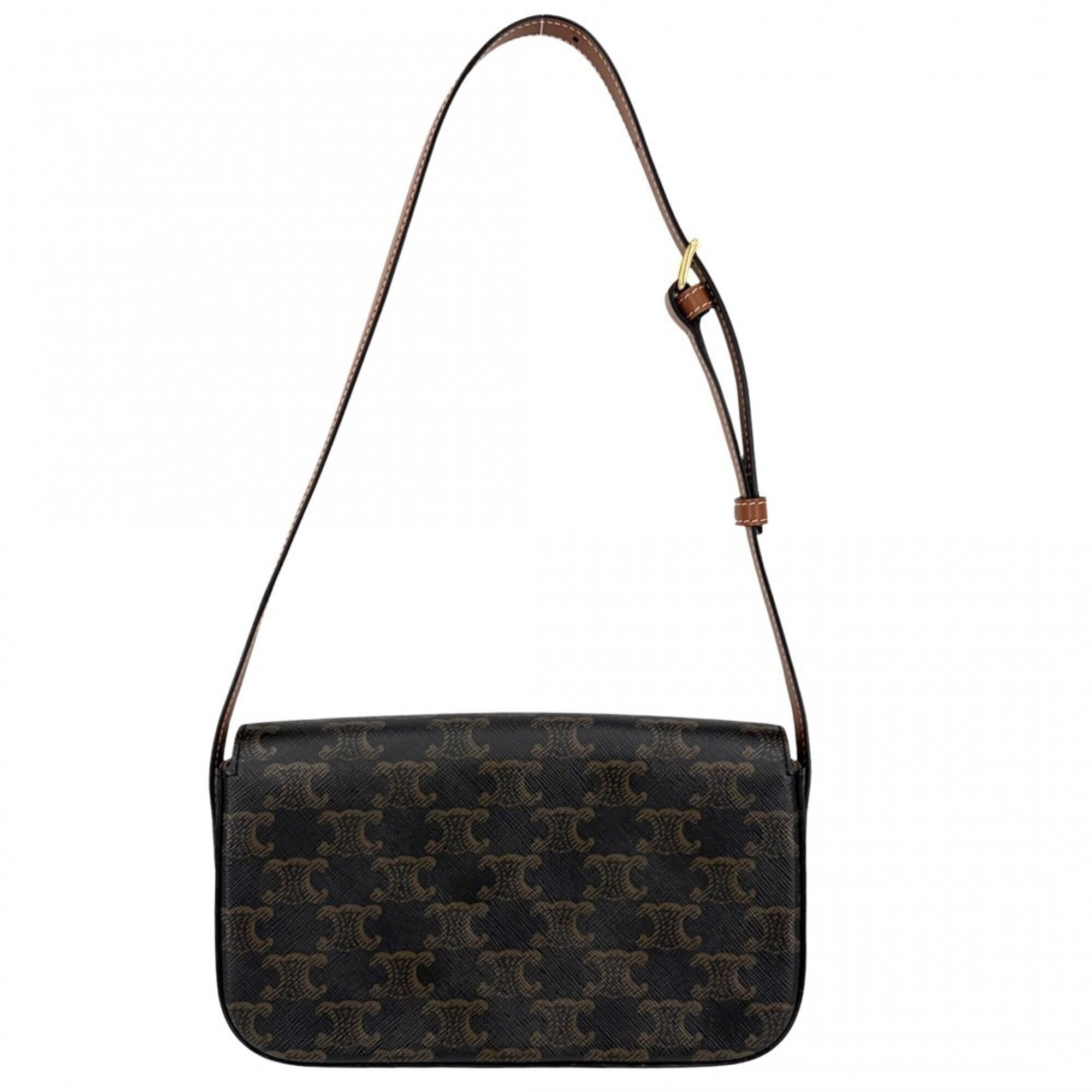 Coated Canvas Leather Shoulder Bag (Pre-Owned) - Celine - Modalova