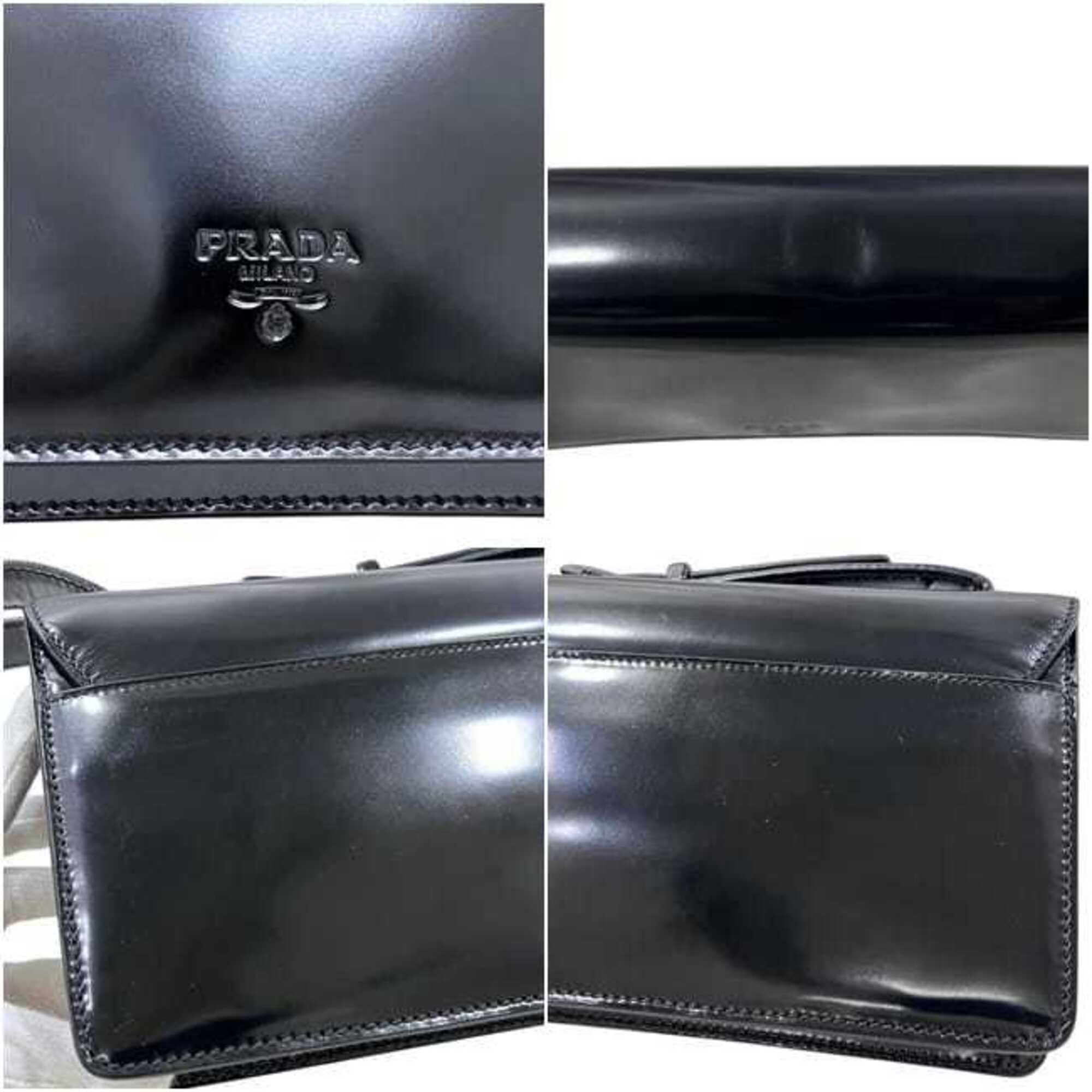 Leather Shoulder Bag (Pre-Owned) - Prada - Modalova