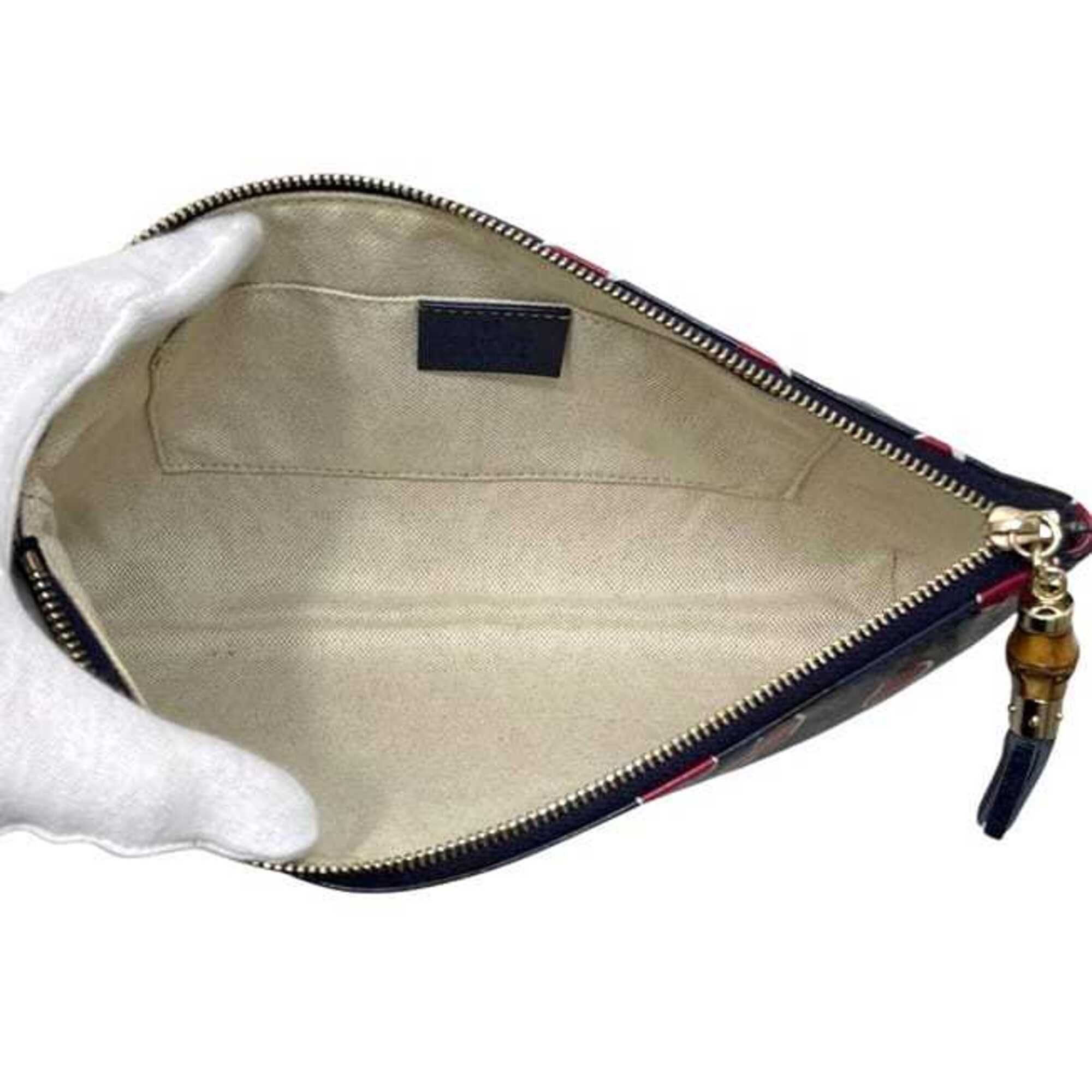 Bamboo Leather Pouch (Pre-Owned) - Gucci - Modalova