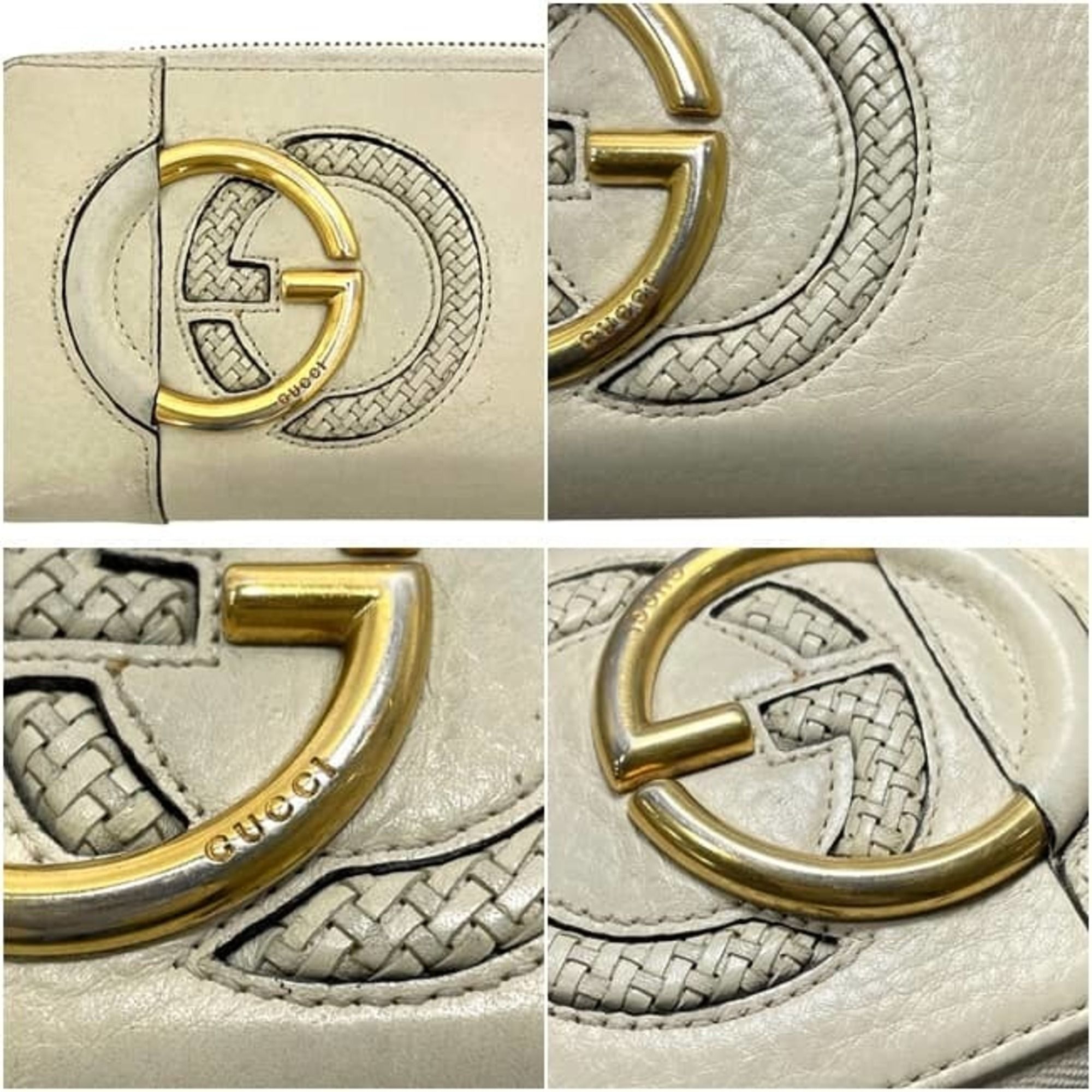 Leather Long Wallet (Bi-Fold) (Pre-Owned) - Gucci - Modalova