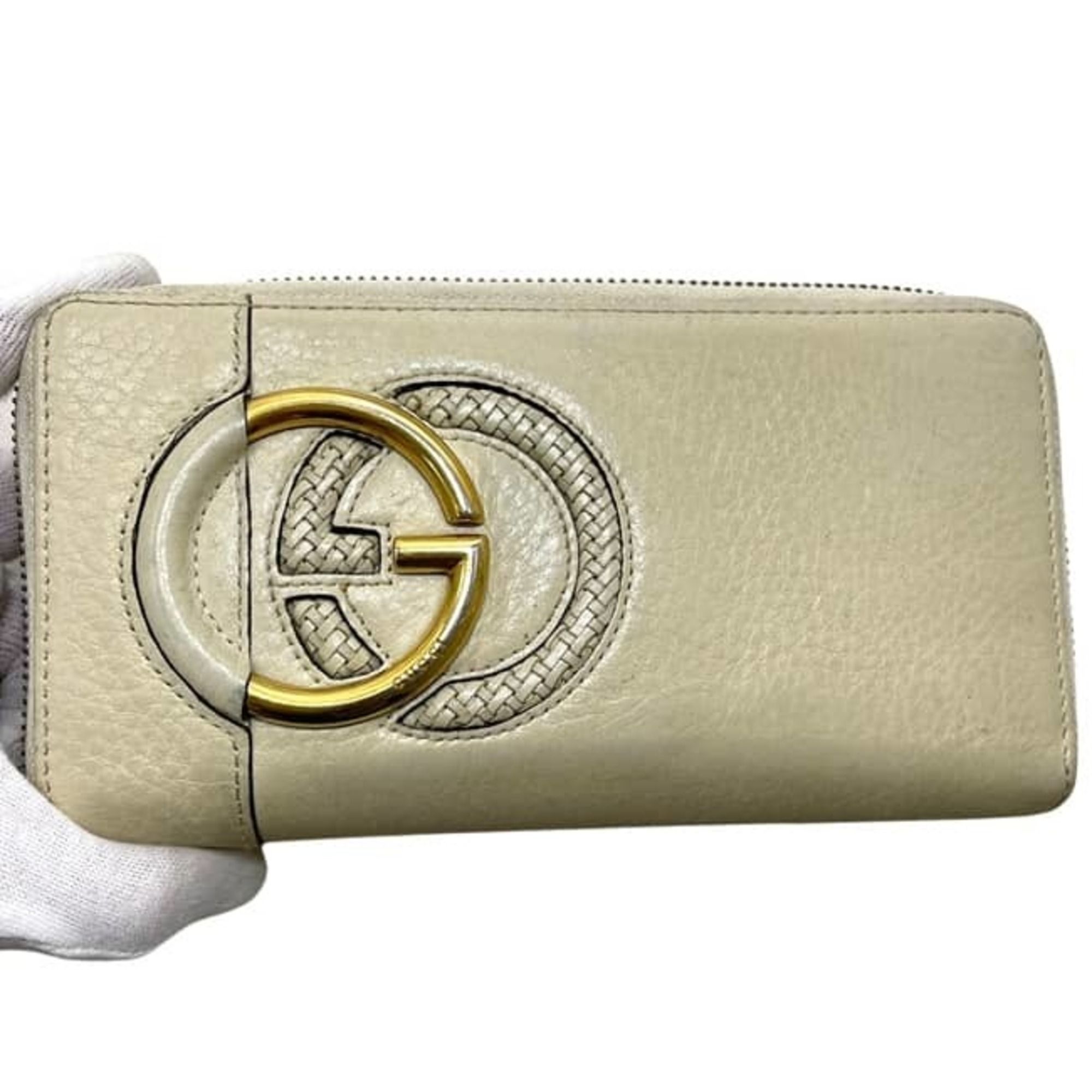 Leather Long Wallet (Bi-Fold) (Pre-Owned) - Gucci - Modalova