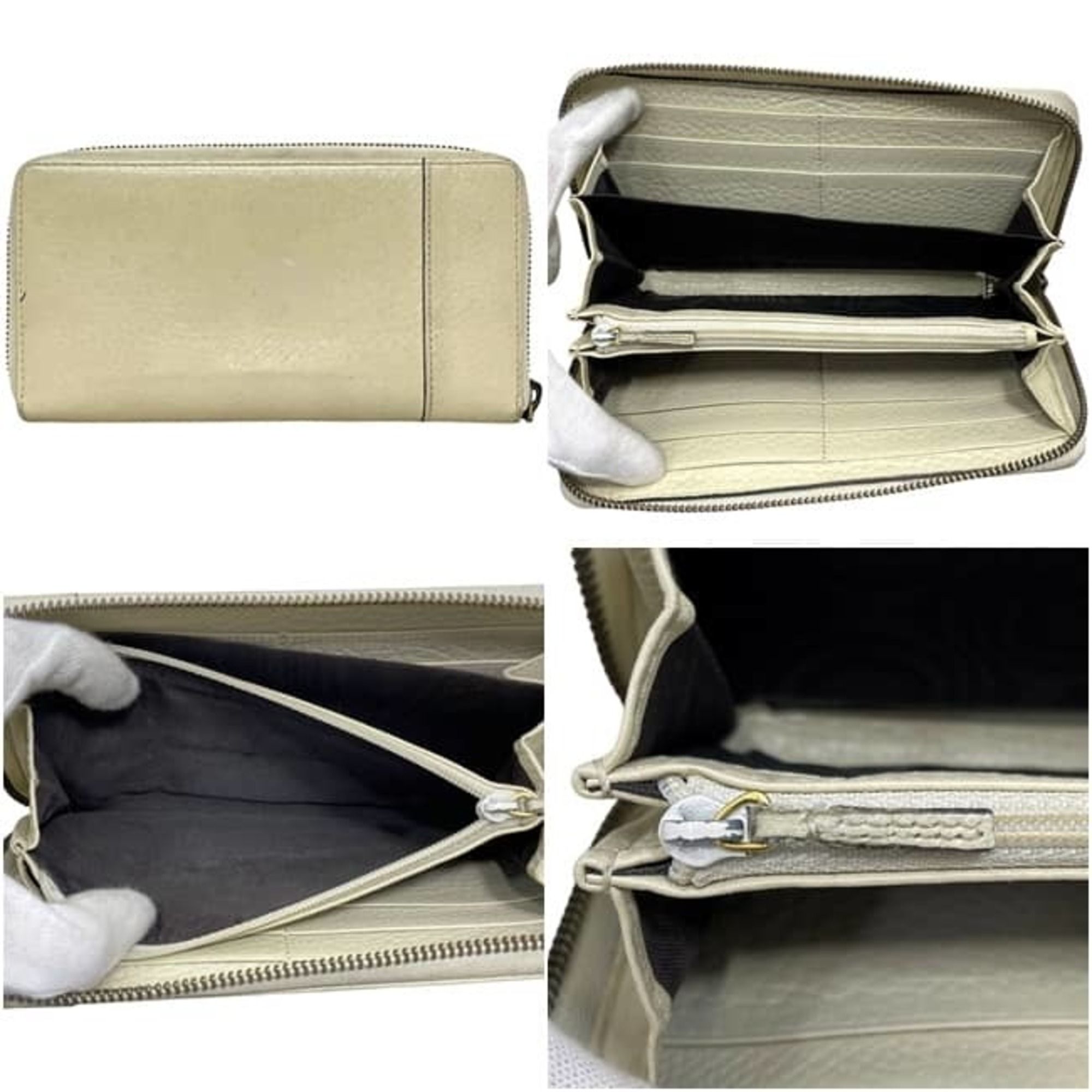 Leather Long Wallet (Bi-Fold) (Pre-Owned) - Gucci - Modalova