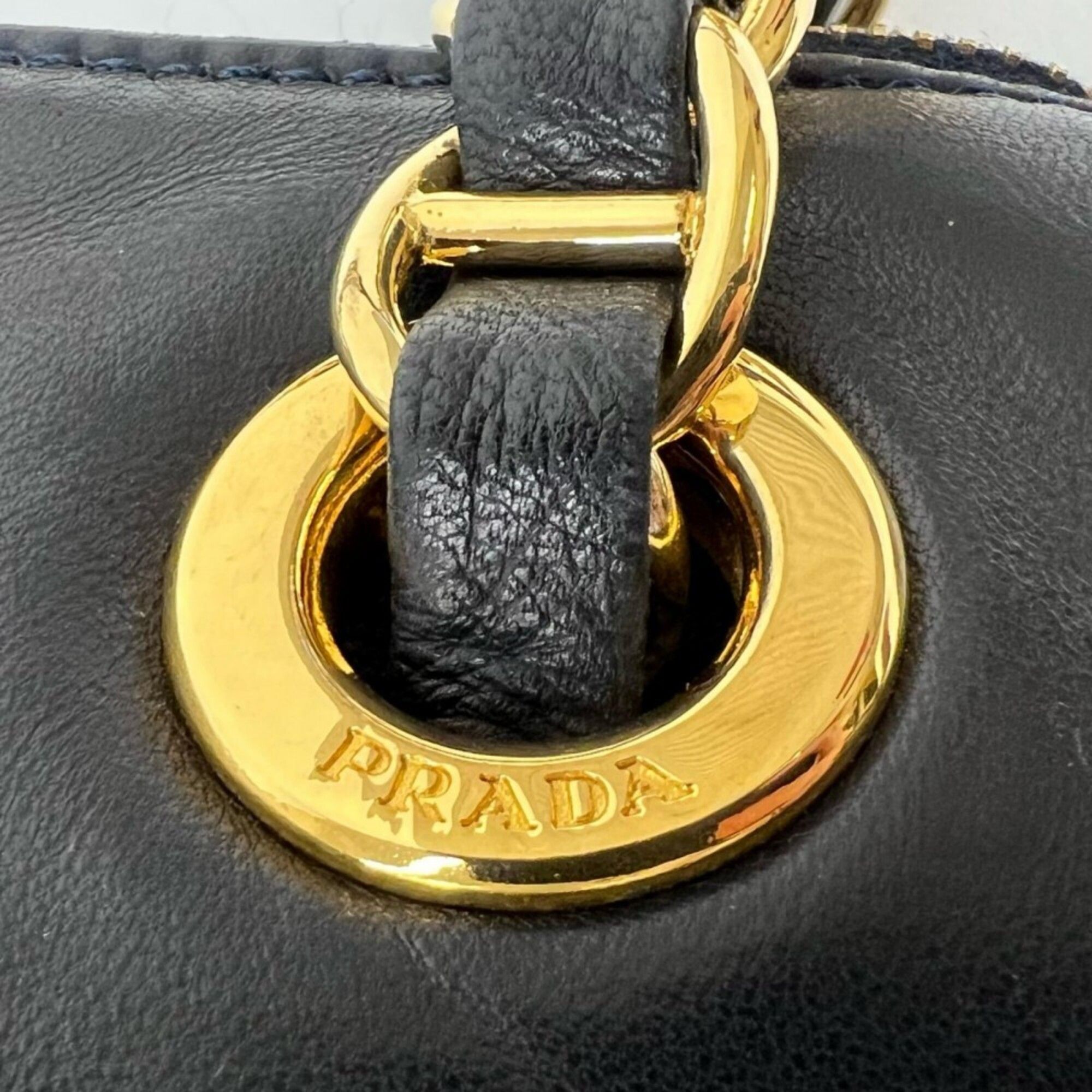 Leather Shoulder Bag (Pre-Owned) - Prada - Modalova
