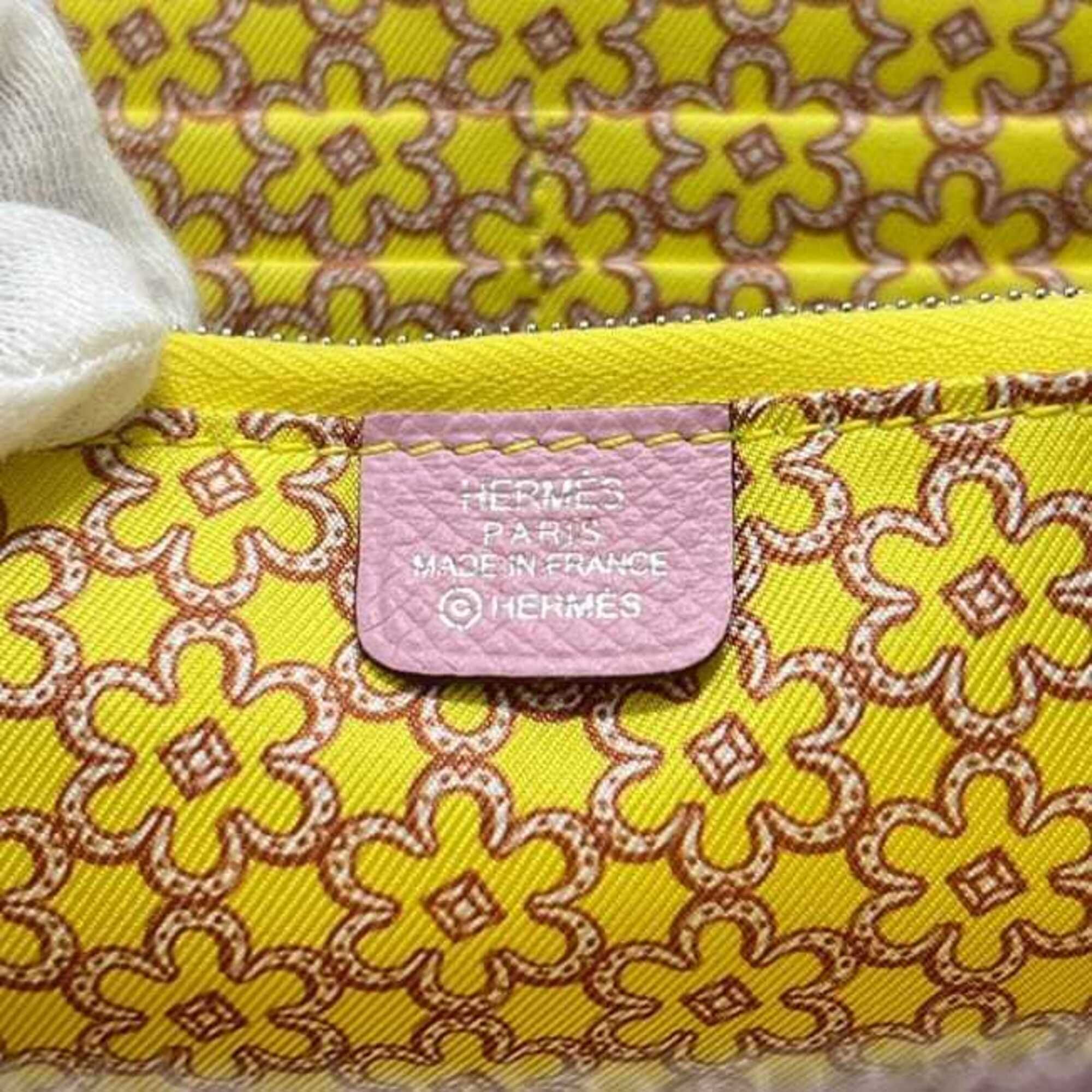 Epsom Leather Silk Long Wallet (Bi-Fold) (Pre-Owned) - Hermes - Modalova