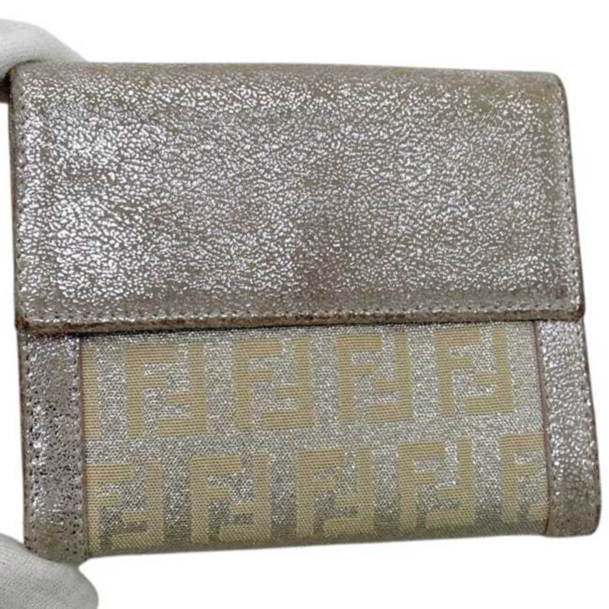 Canvas Leather Wallet (Bi-Fold) (Pre-Owned) - Fendi - Modalova