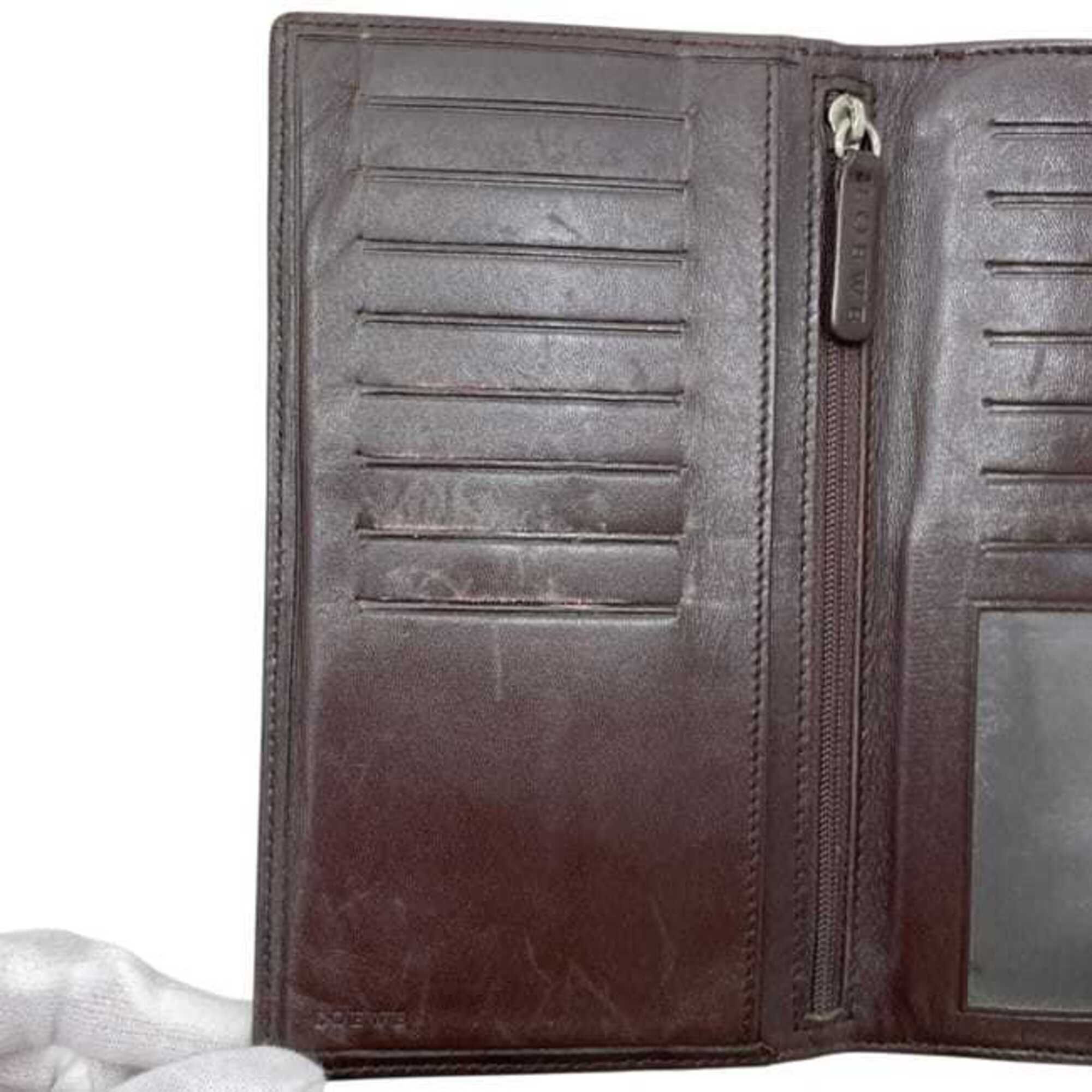 Denim Canvas Long Wallet (Bi-Fold) (Pre-Owned) - Loewe - Modalova
