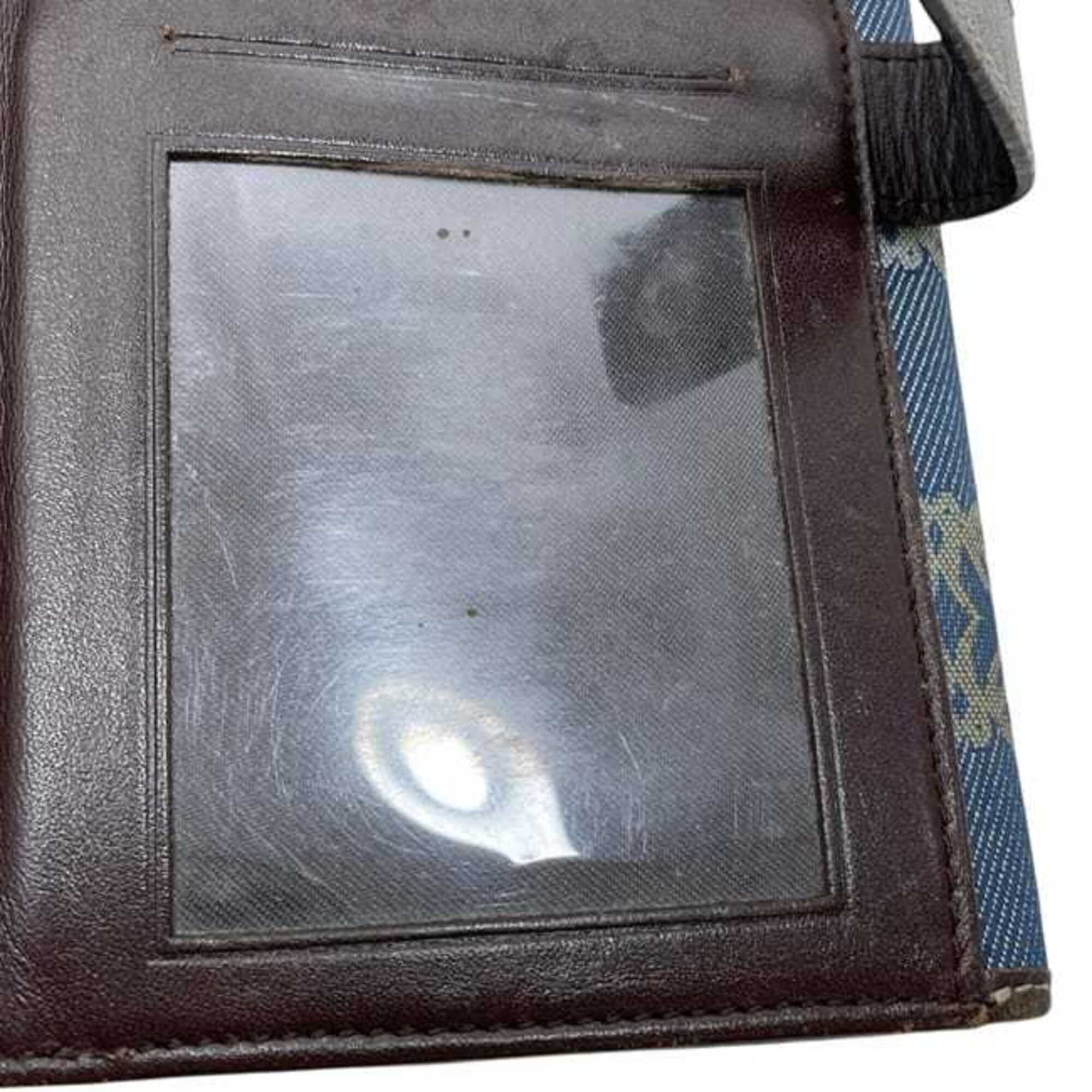Denim Canvas Long Wallet (Bi-Fold) (Pre-Owned) - Loewe - Modalova