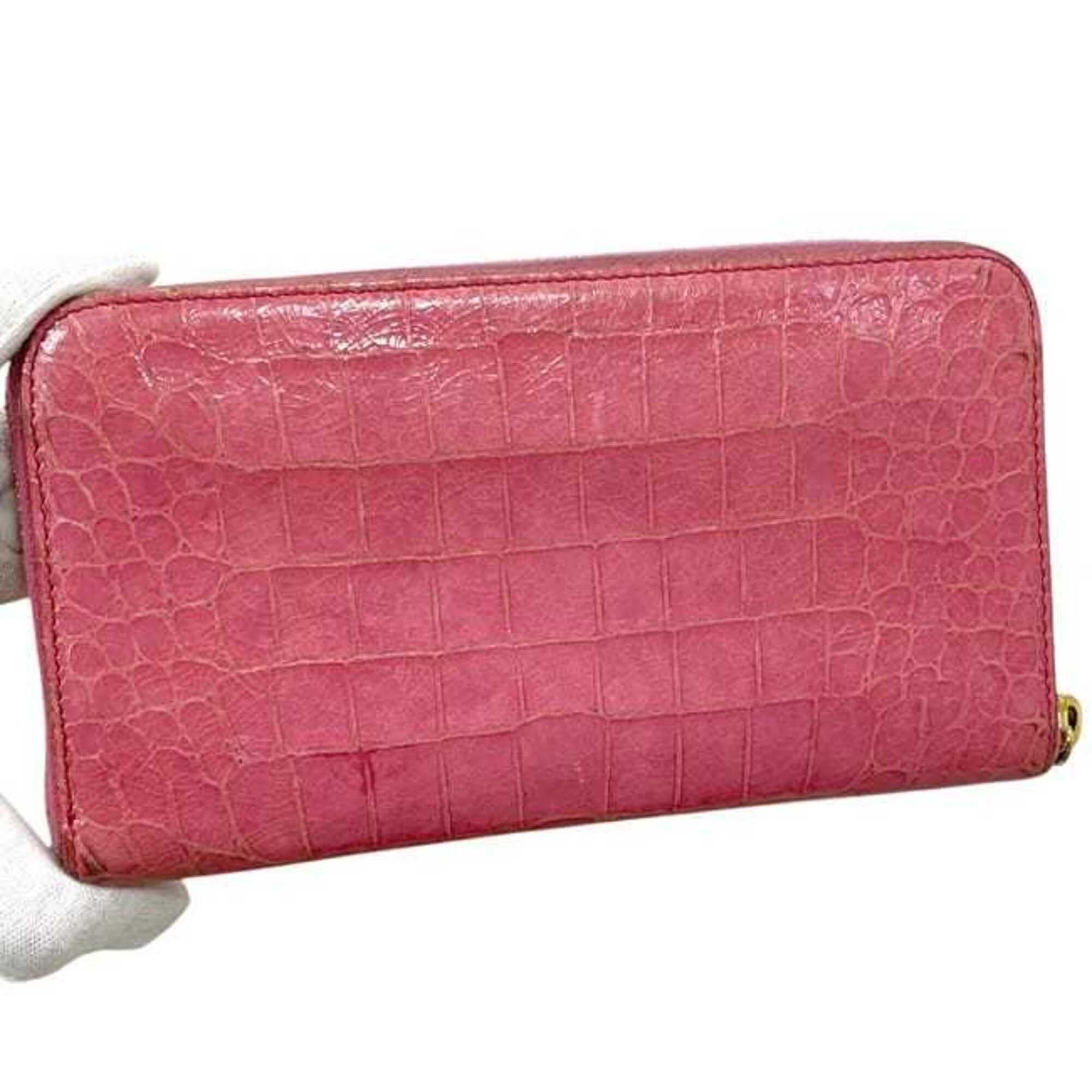 Leather Long Wallet (Bi-Fold) (Pre-Owned) - Miu Miu - Modalova