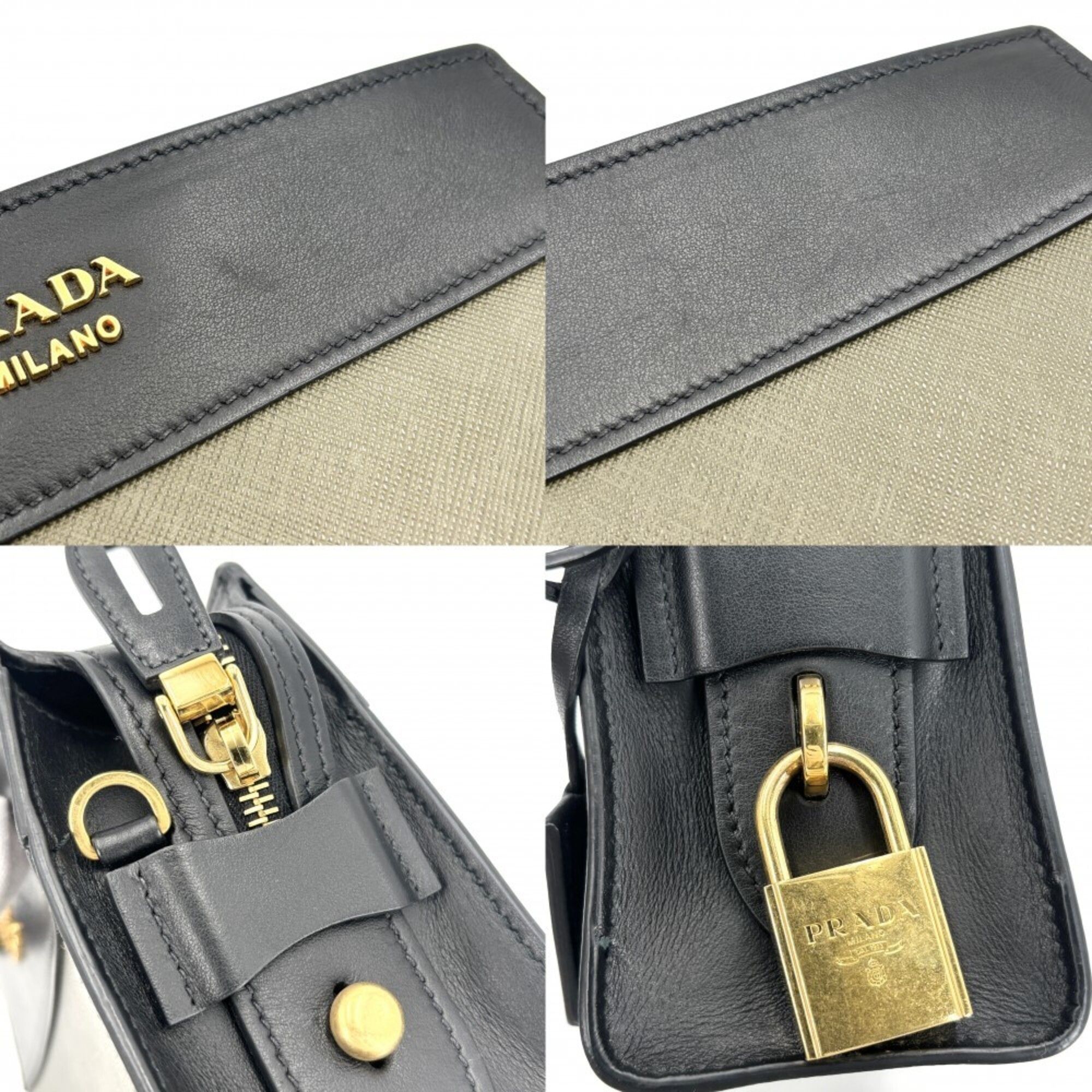Leather Shoulder Bag (Pre-Owned) - Prada - Modalova