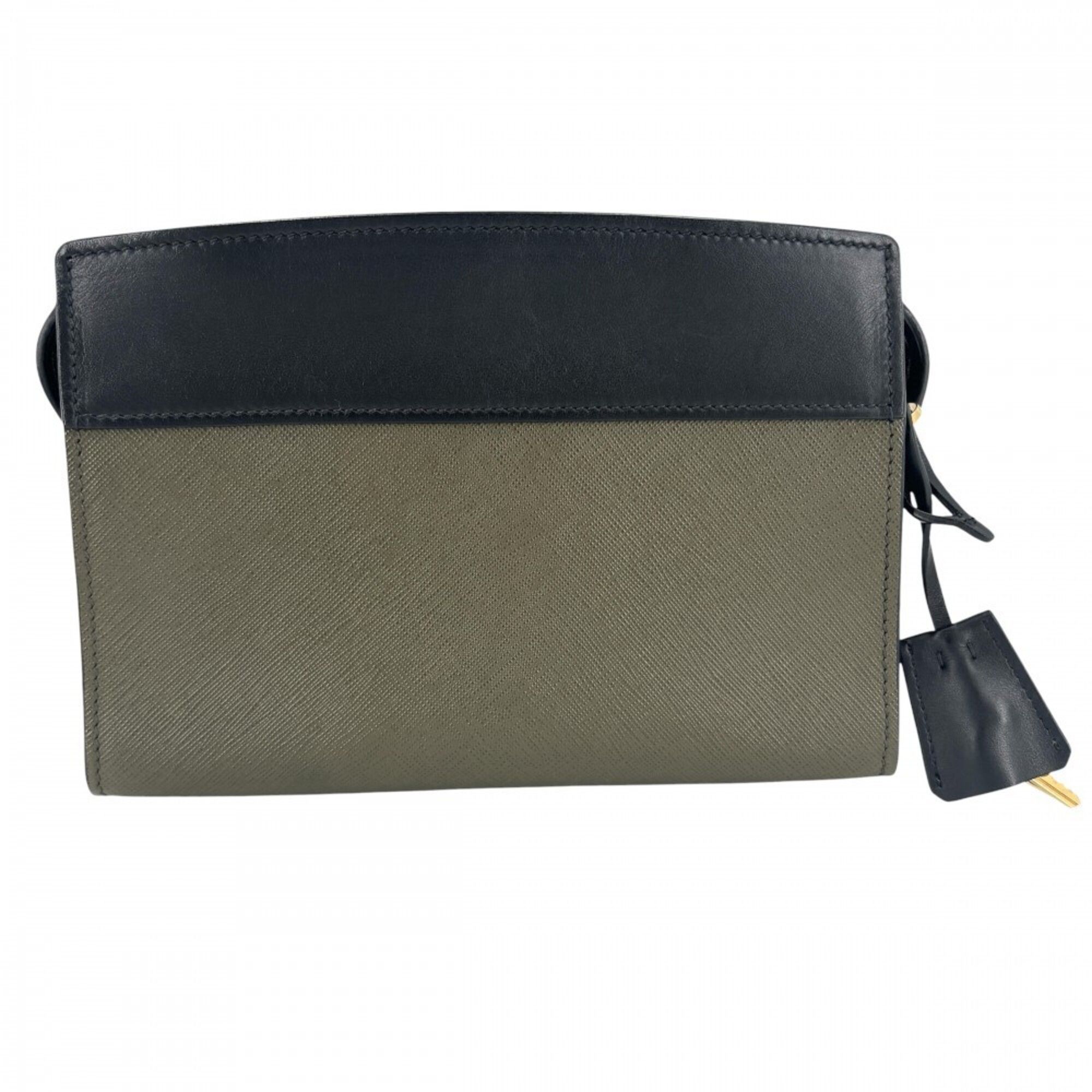 Leather Shoulder Bag (Pre-Owned) - Prada - Modalova