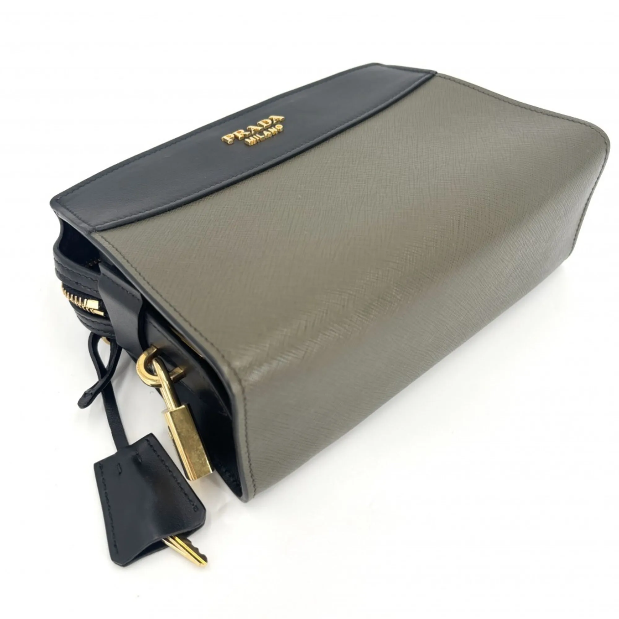 Leather Shoulder Bag (Pre-Owned) - Prada - Modalova