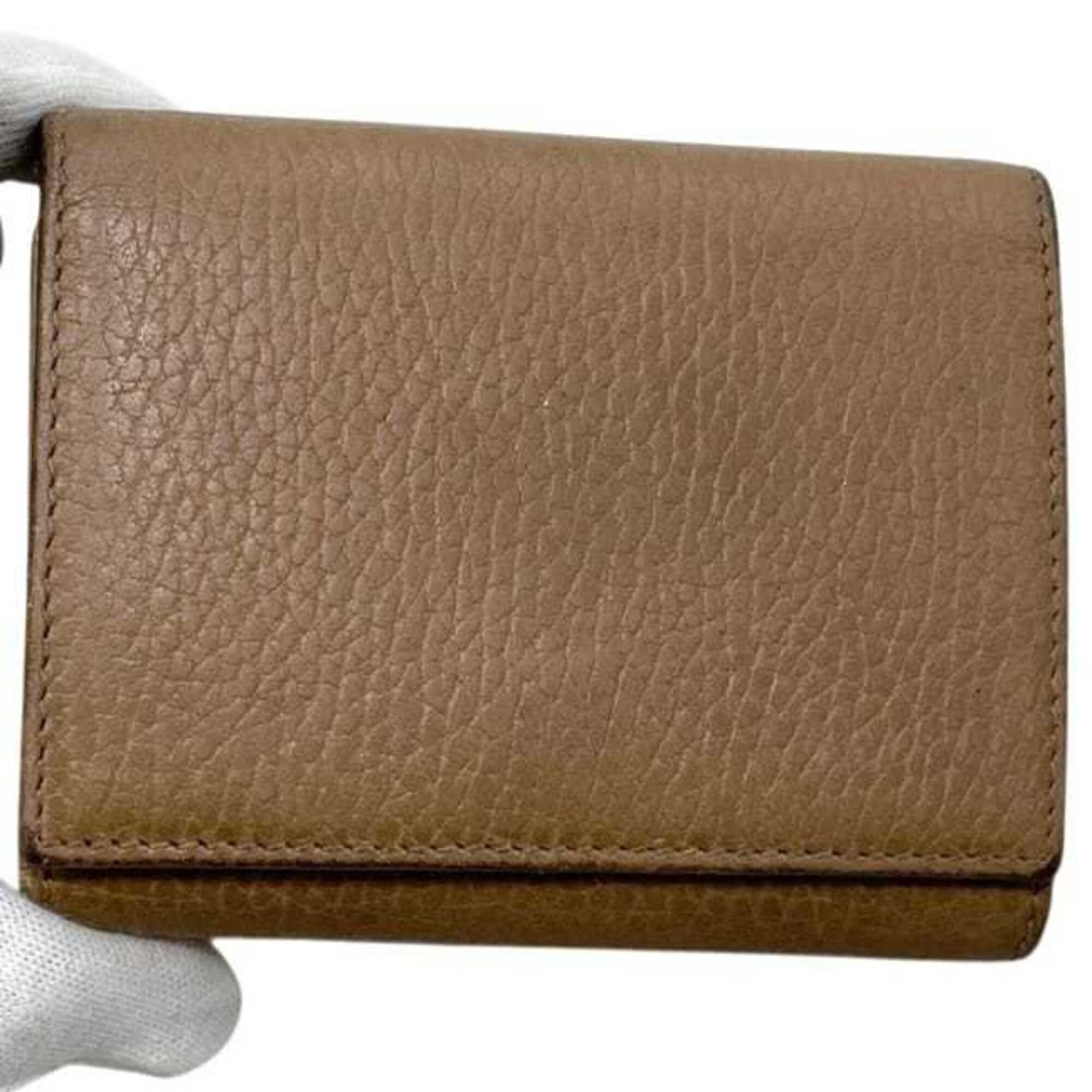 Leather Wallet (Tri-Fold) (Pre-Owned) - Gucci - Modalova