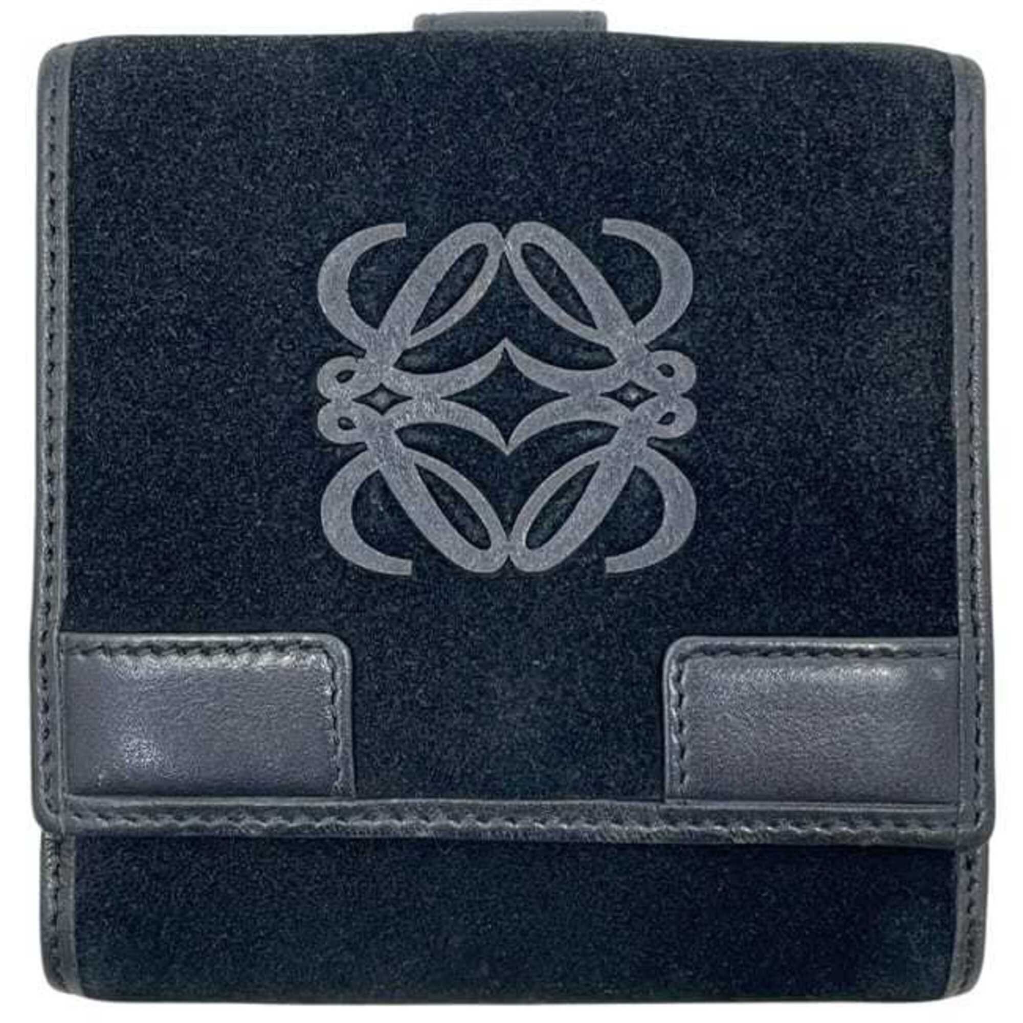 Suede Leather Wallet (Bi-Fold) (Pre-Owned) - Loewe - Modalova