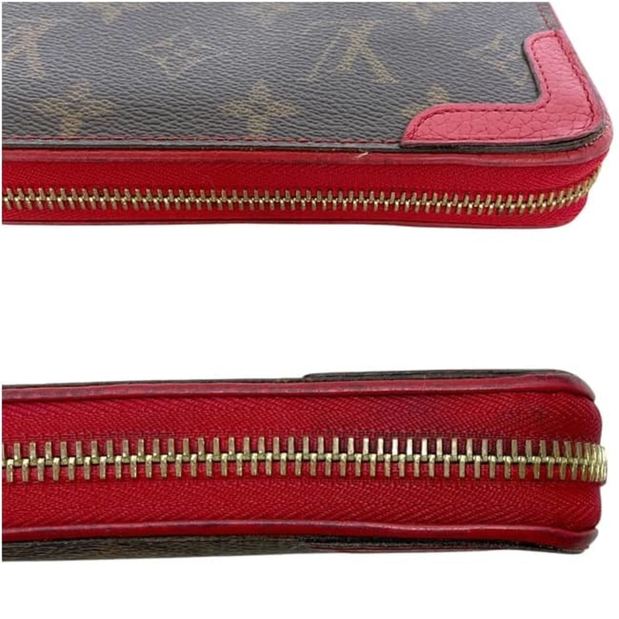 Monogram Leather Long Wallet (Bi-Fold) (Pre-Owned) - Louis Vuitton - Modalova