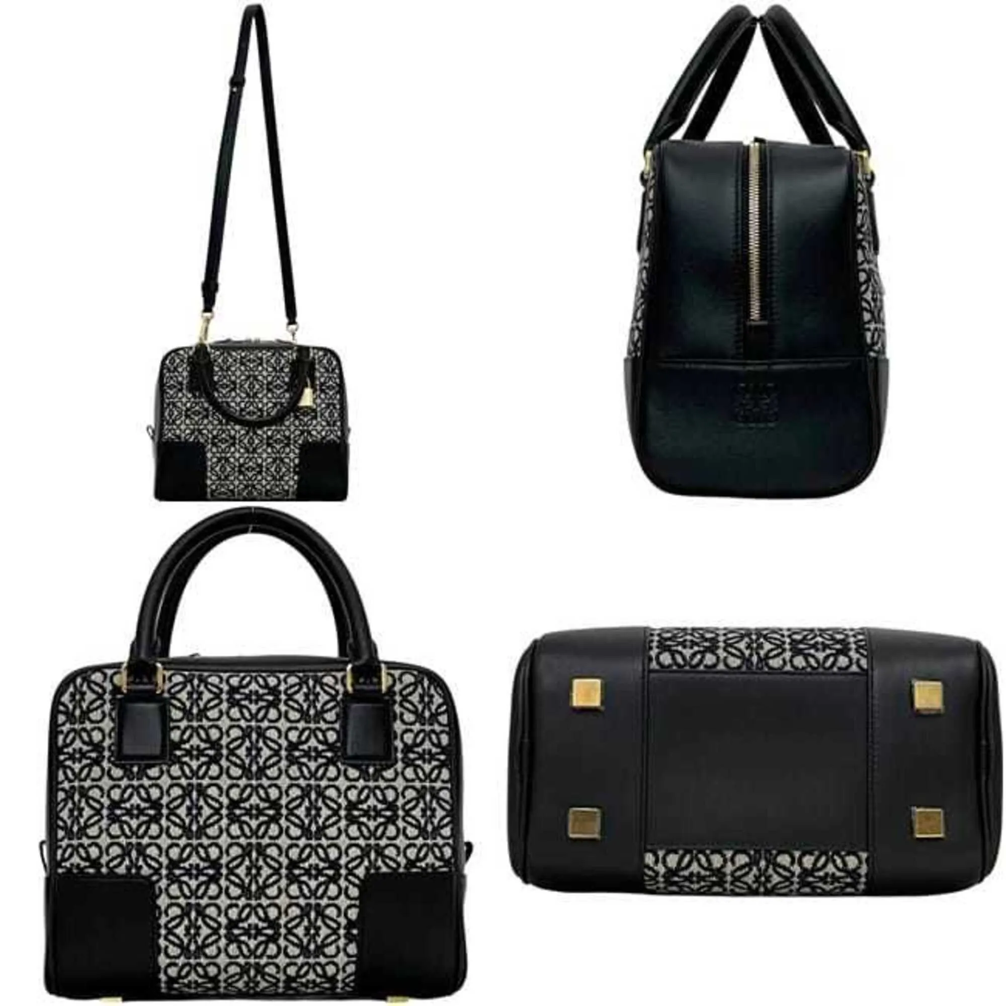 Canvas Leather Handbag (Pre-Owned) - Loewe - Modalova