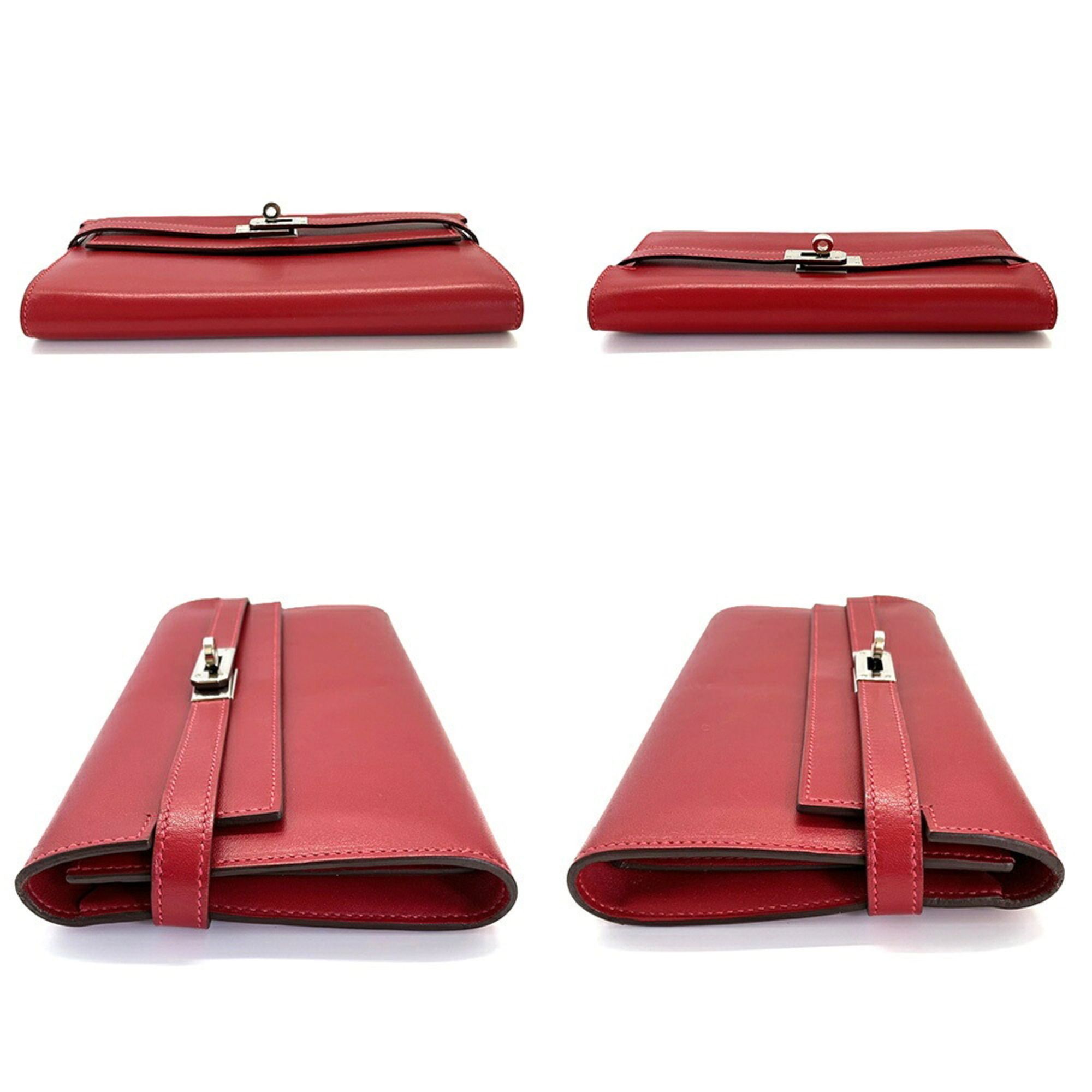 Box Calf Leather Long Wallet (Bi-Fold) (Pre-Owned) - Hermes - Modalova