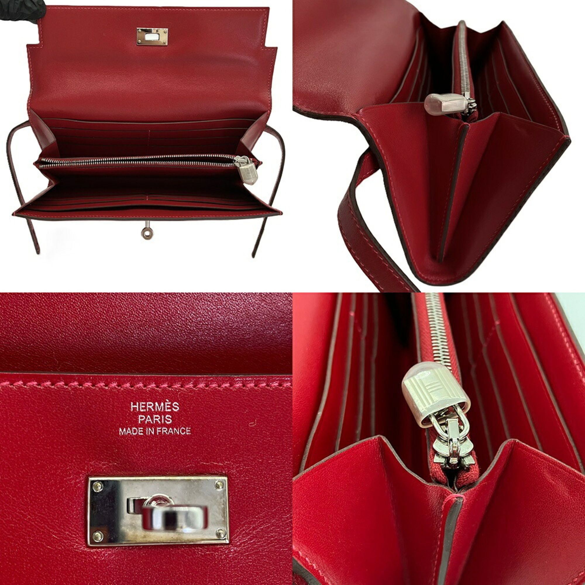 Box Calf Leather Long Wallet (Bi-Fold) (Pre-Owned) - Hermes - Modalova