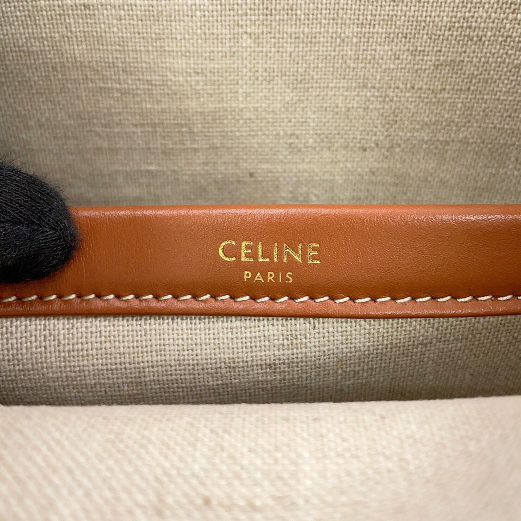 Canvas Leather Handbag Tote Bag (Pre-Owned) - Celine - Modalova