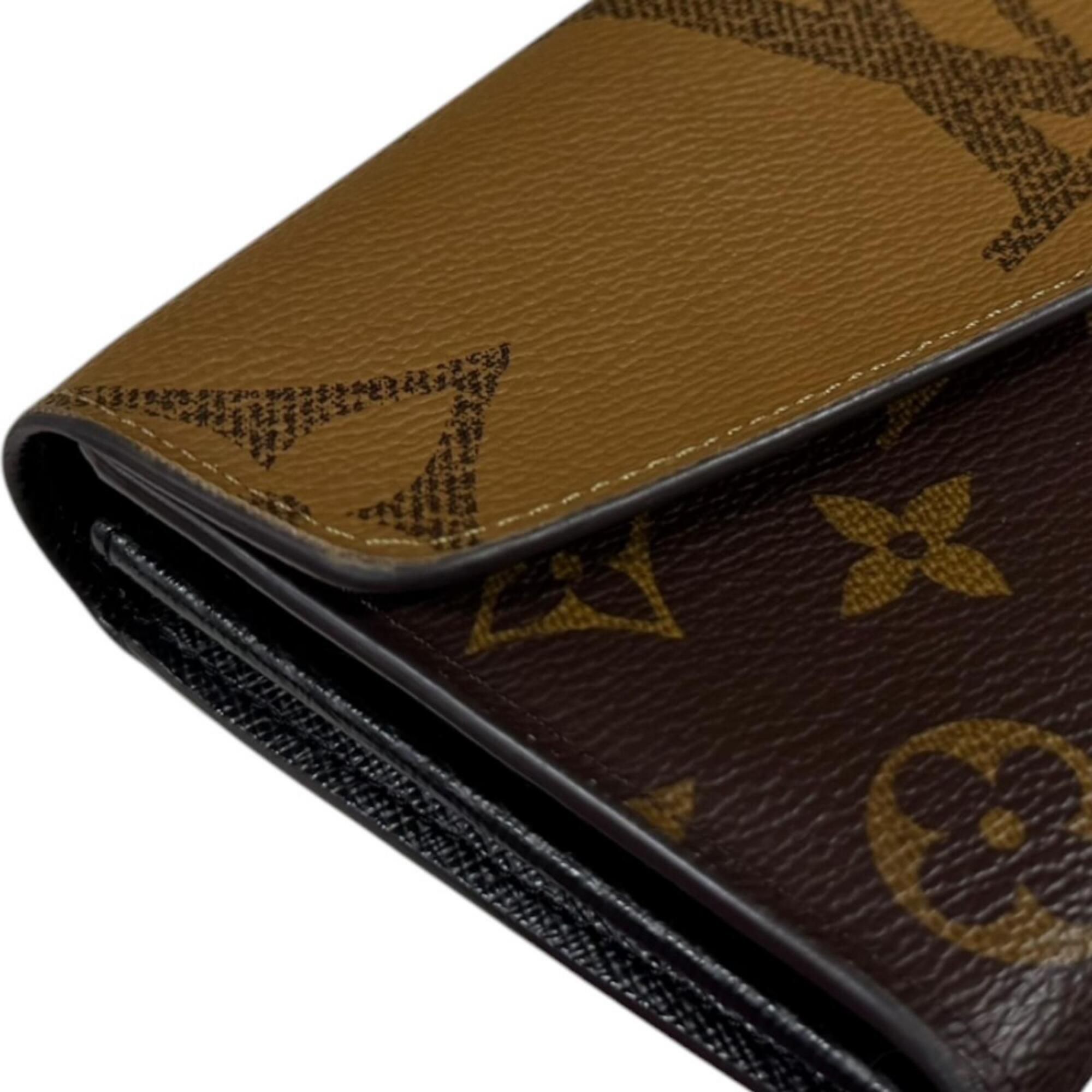 Monogram Monogram Canvas Monogram Reverse Long Wallet (Bi-Fold) (Pre-Owned) - Louis Vuitton - Modalova