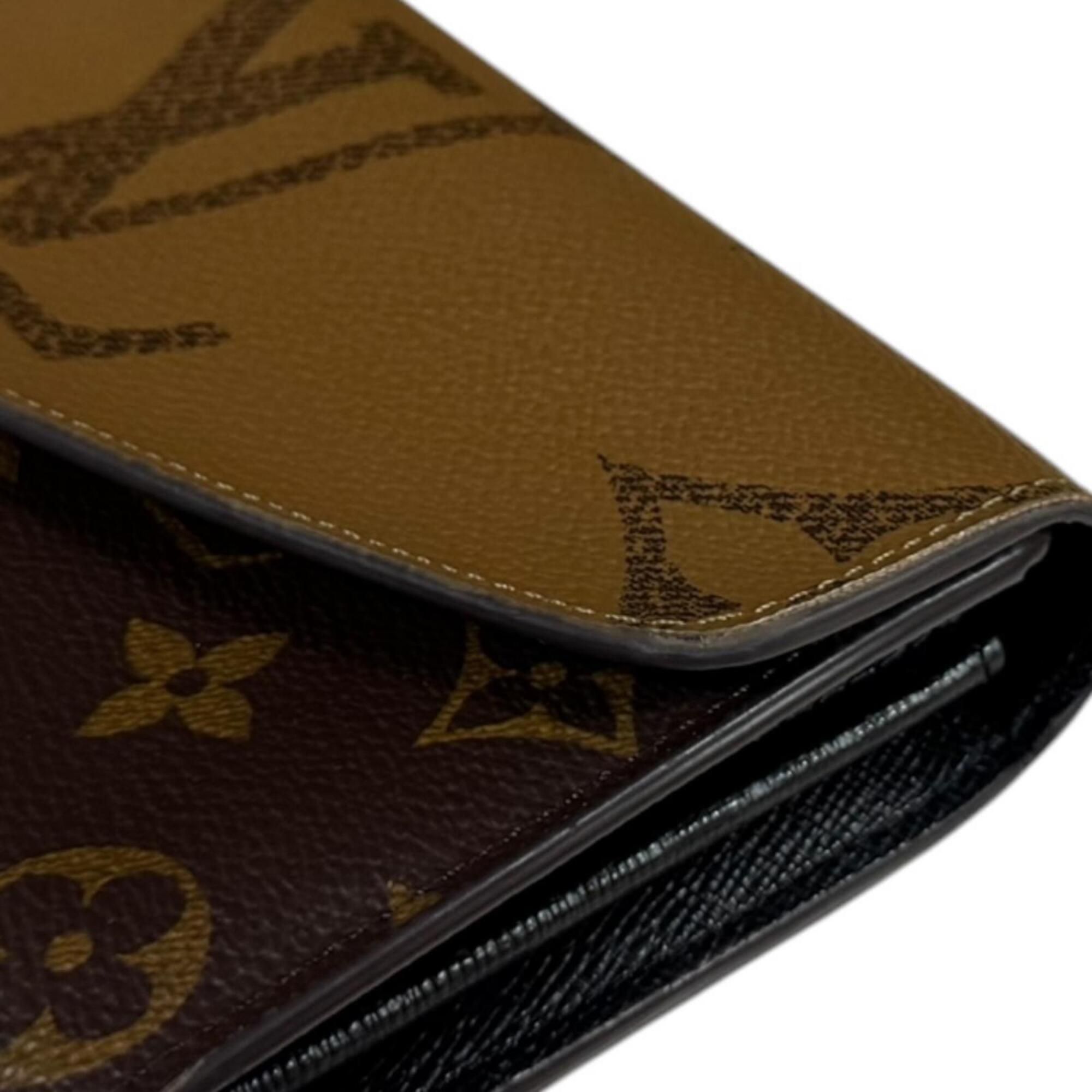 Monogram Monogram Canvas Monogram Reverse Long Wallet (Bi-Fold) (Pre-Owned) - Louis Vuitton - Modalova