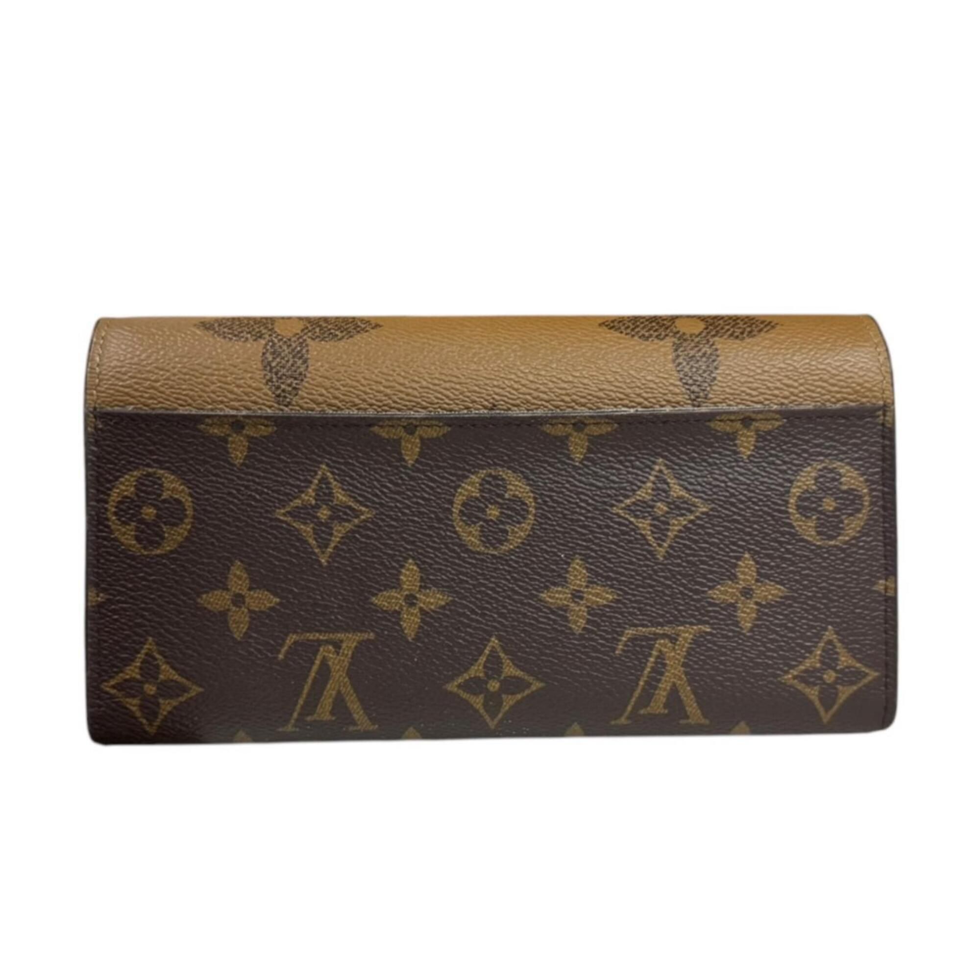 Monogram Monogram Canvas Monogram Reverse Long Wallet (Bi-Fold) (Pre-Owned) - Louis Vuitton - Modalova