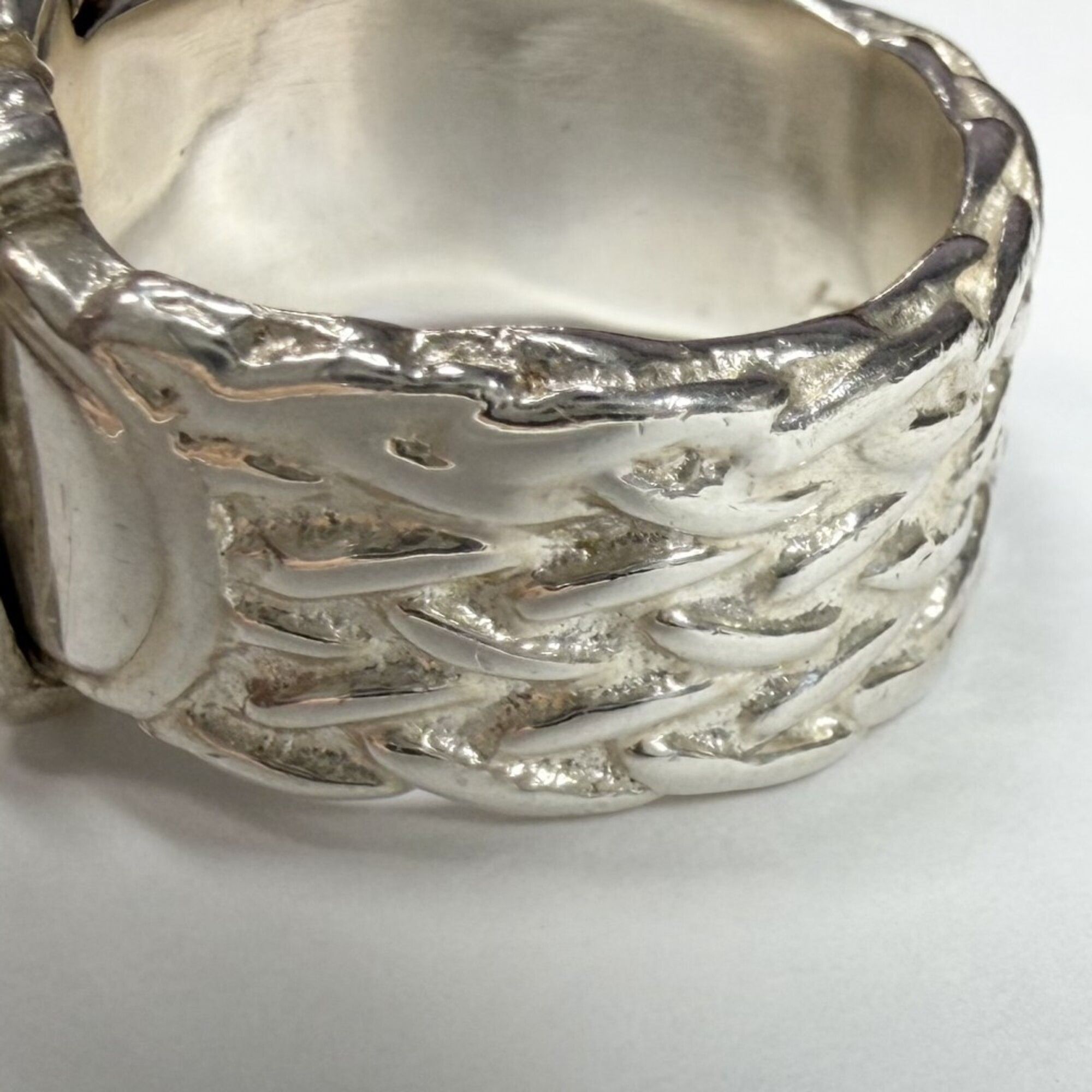 Silver 925 Band Ring (Pre-Owned) - Hermes - Modalova