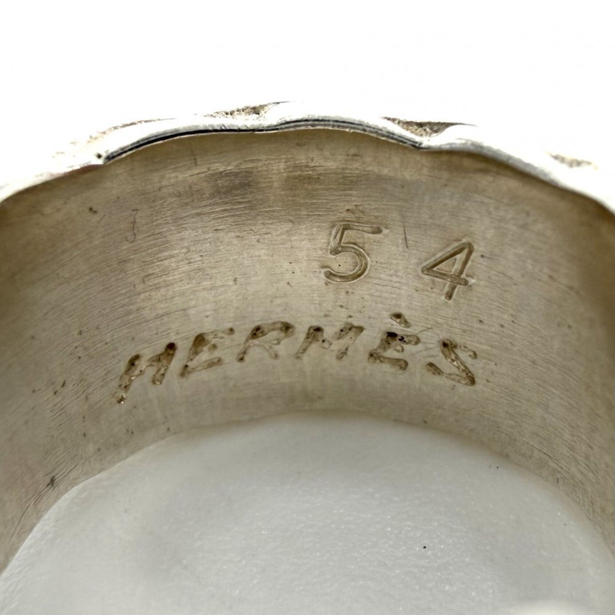 Silver 925 Band Ring (Pre-Owned) - Hermes - Modalova