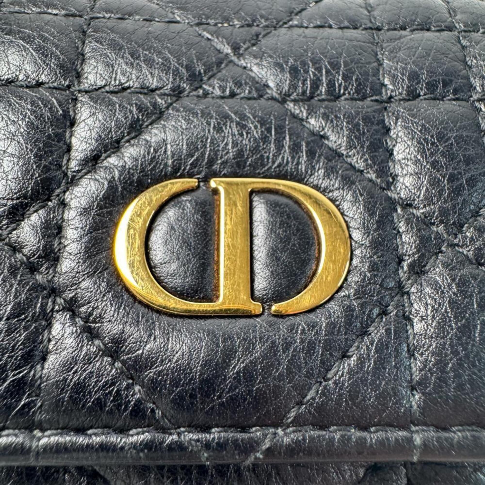 Leather Wallet (Tri-Fold) (Pre-Owned) - Christian Dior - Modalova