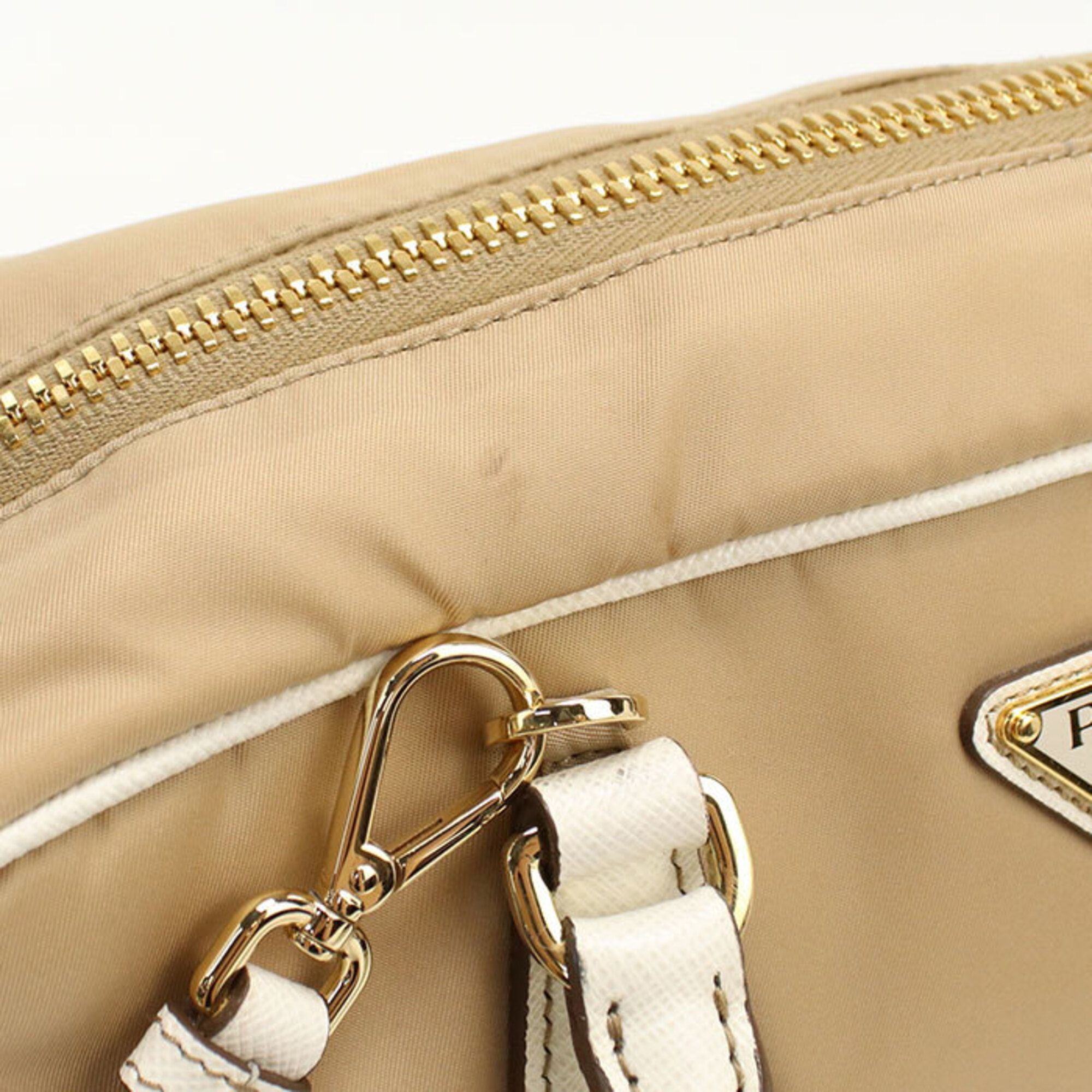 Nylon Leather Handbag (Pre-Owned) - Prada - Modalova