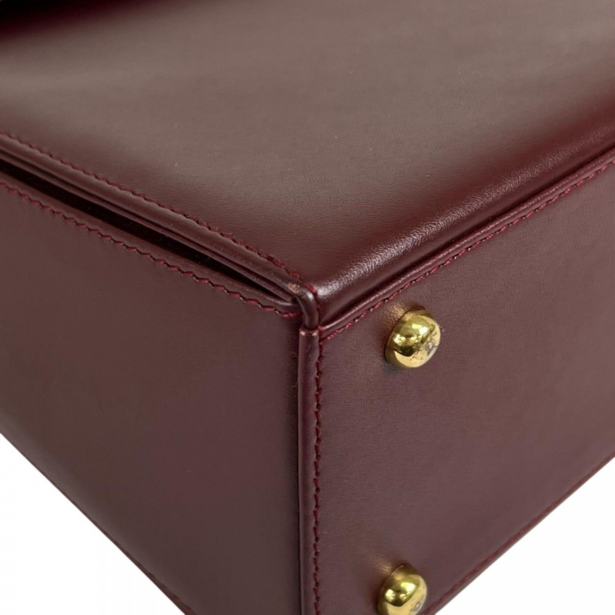 Leather Handbag (Pre-Owned) - Cartier - Modalova