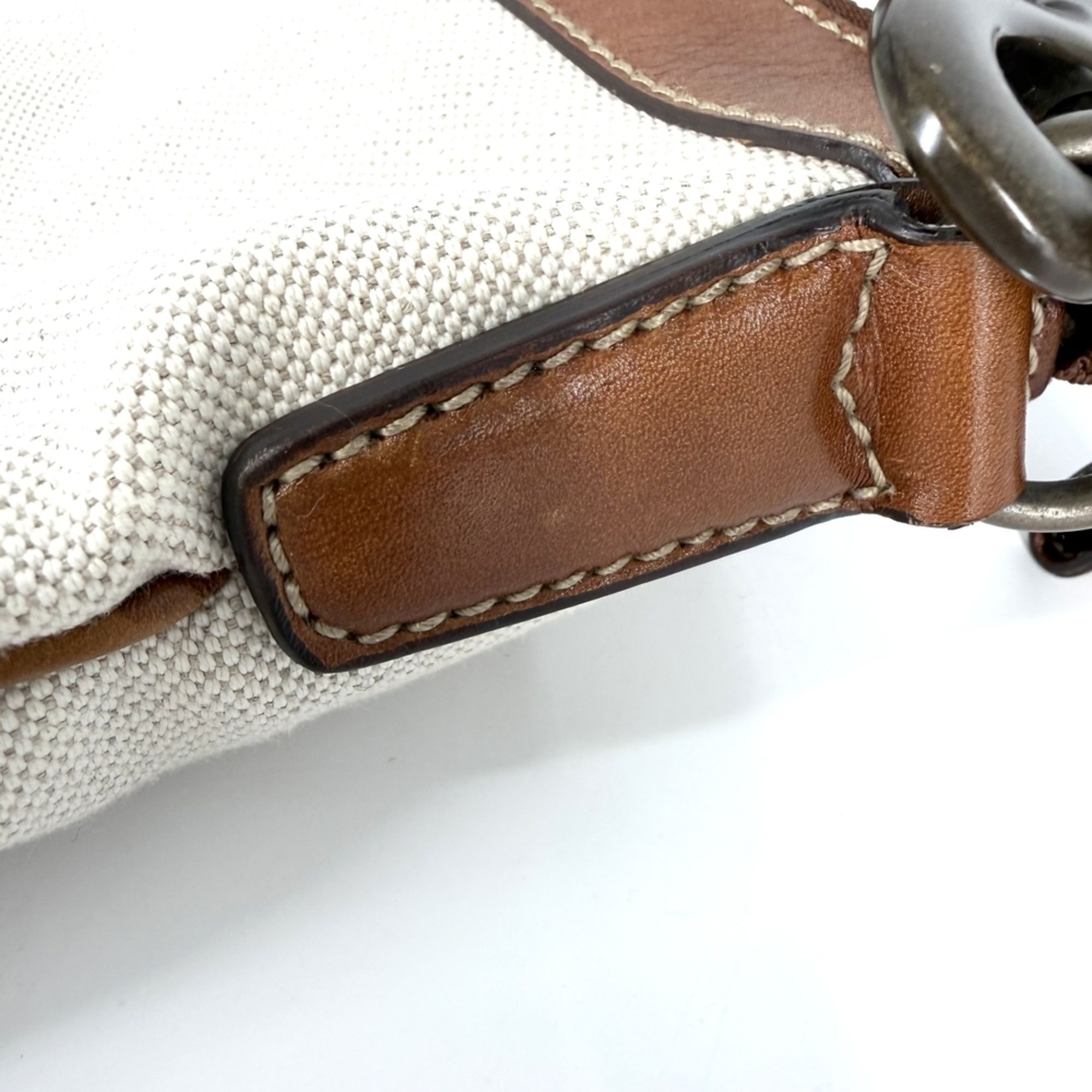Canvas Leather Shoulder Bag (Pre-Owned) - Gucci - Modalova