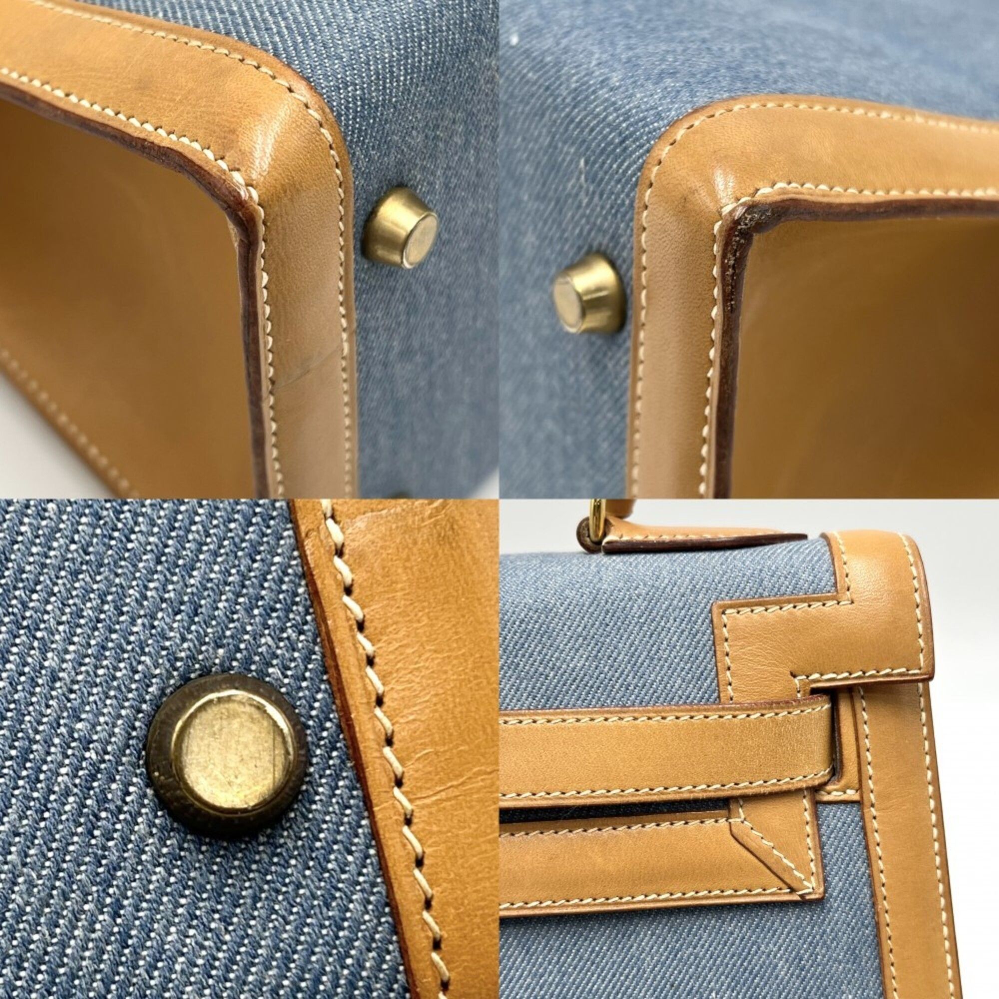 Denim Handbag Shoulder Bag (Pre-Owned) - Hermes - Modalova
