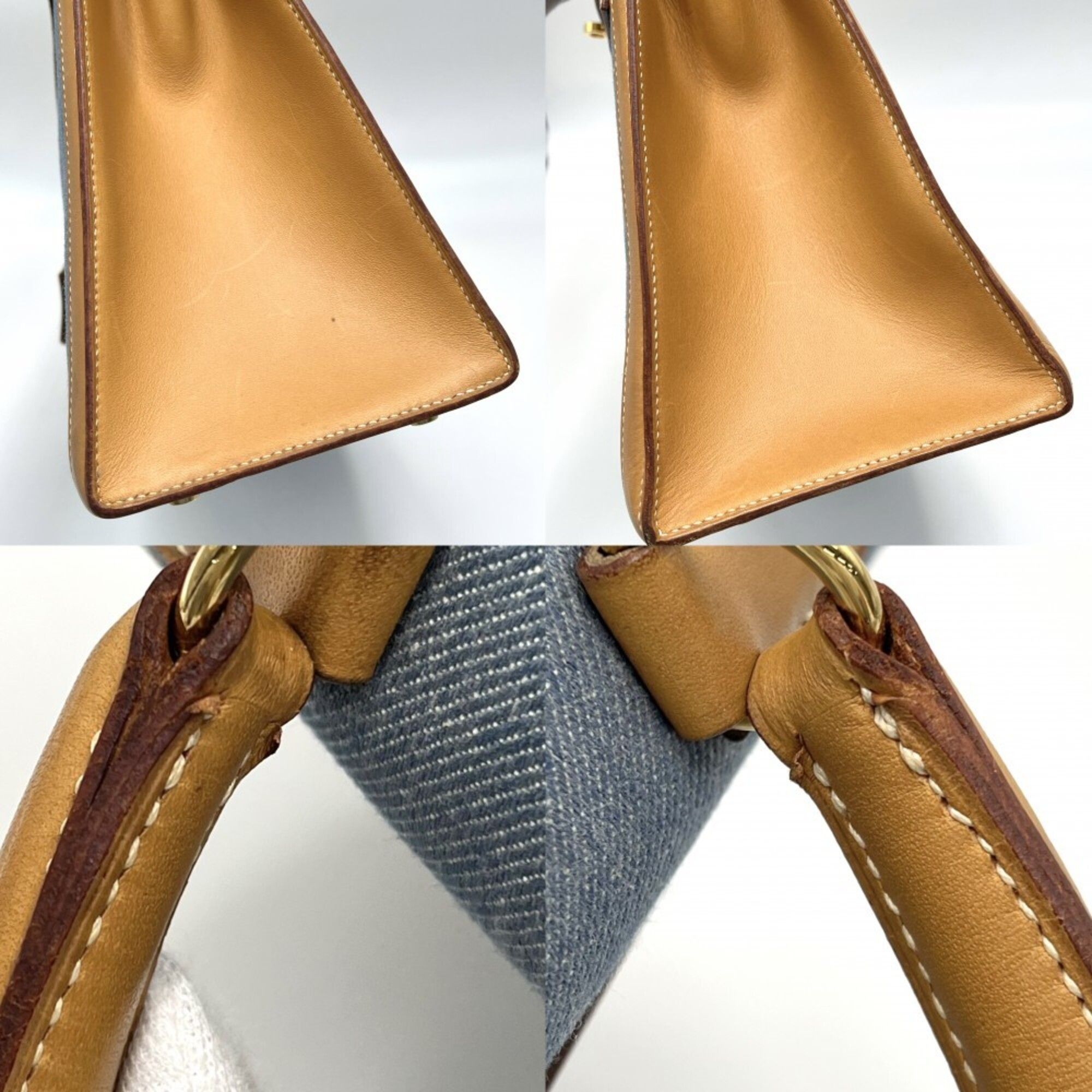 Denim Handbag Shoulder Bag (Pre-Owned) - Hermes - Modalova