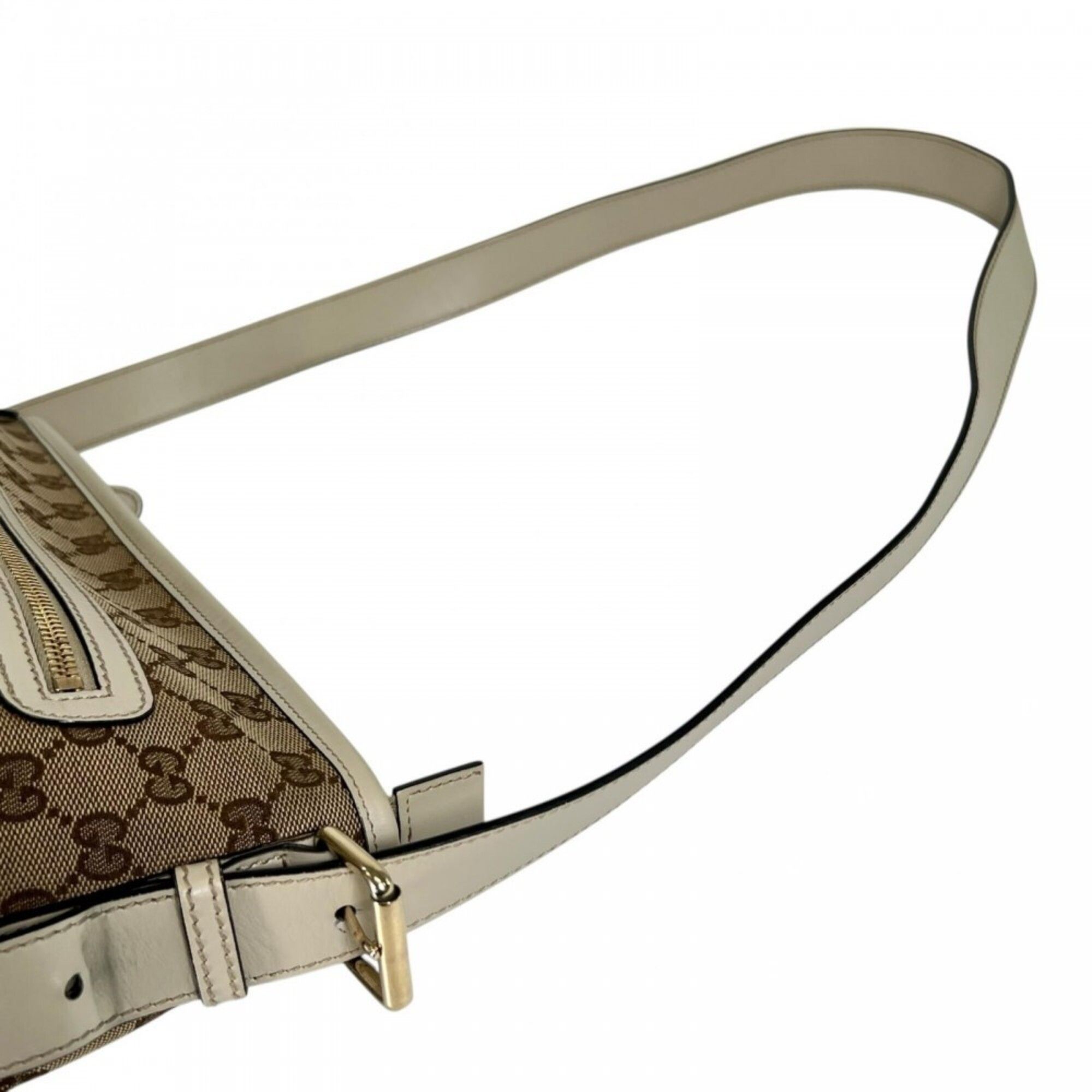 Gold Gg Canvas Shoulder Bag (Pre-Owned) - Gucci - Modalova
