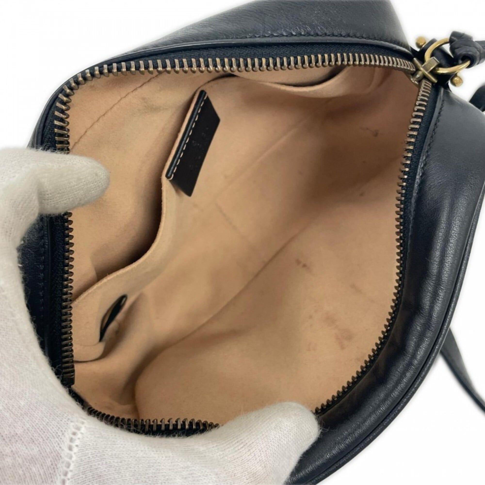 Leather Shoulder Bag (Pre-Owned) - Gucci - Modalova