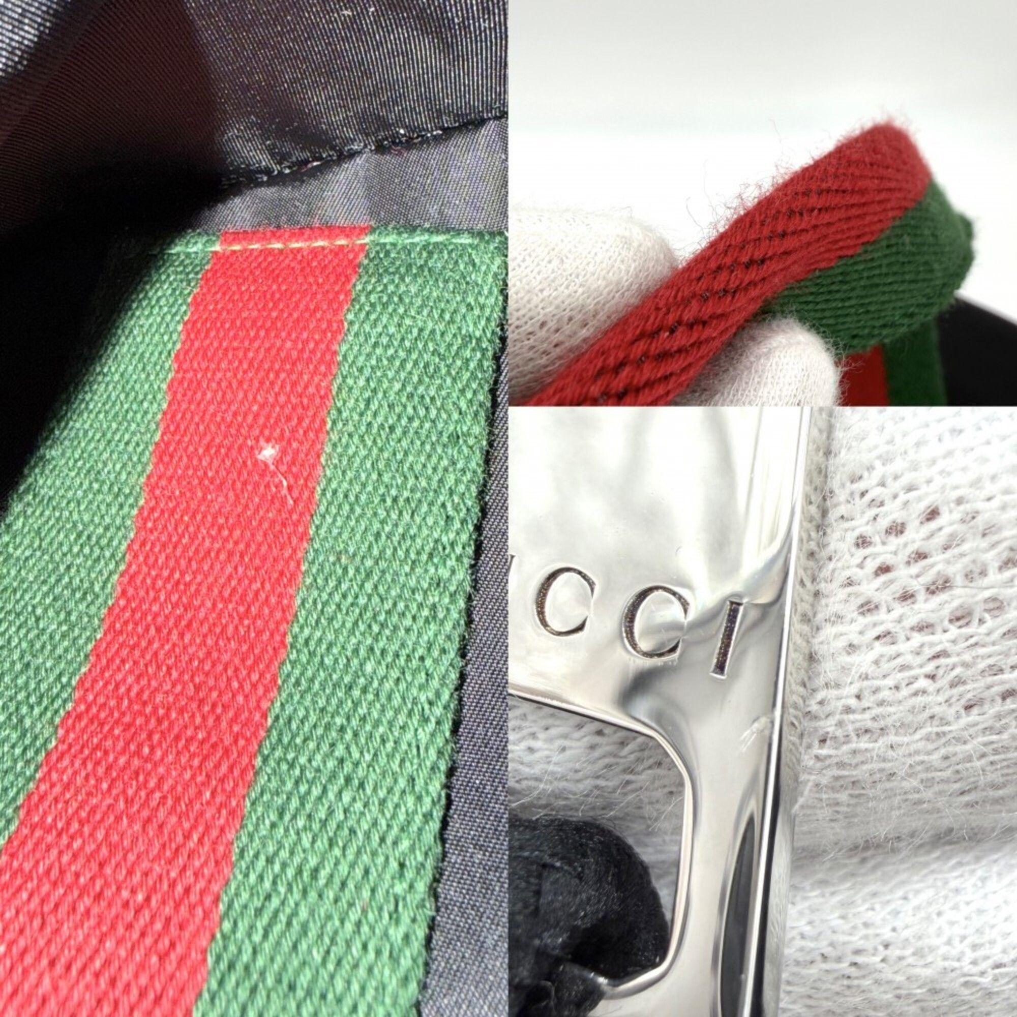 Nylon Handbag Tote Bag (Pre-Owned) - Gucci - Modalova
