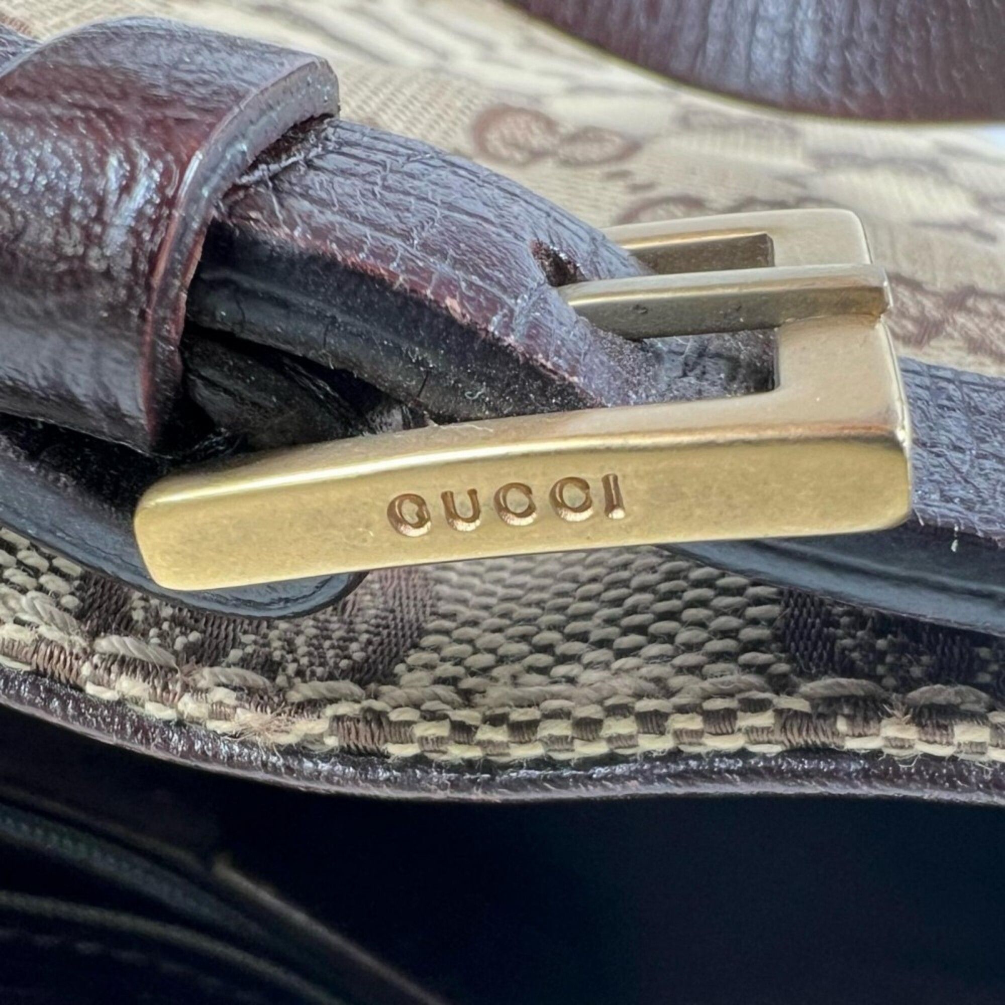 Gg Canvas Handbag (Pre-Owned) - Gucci - Modalova