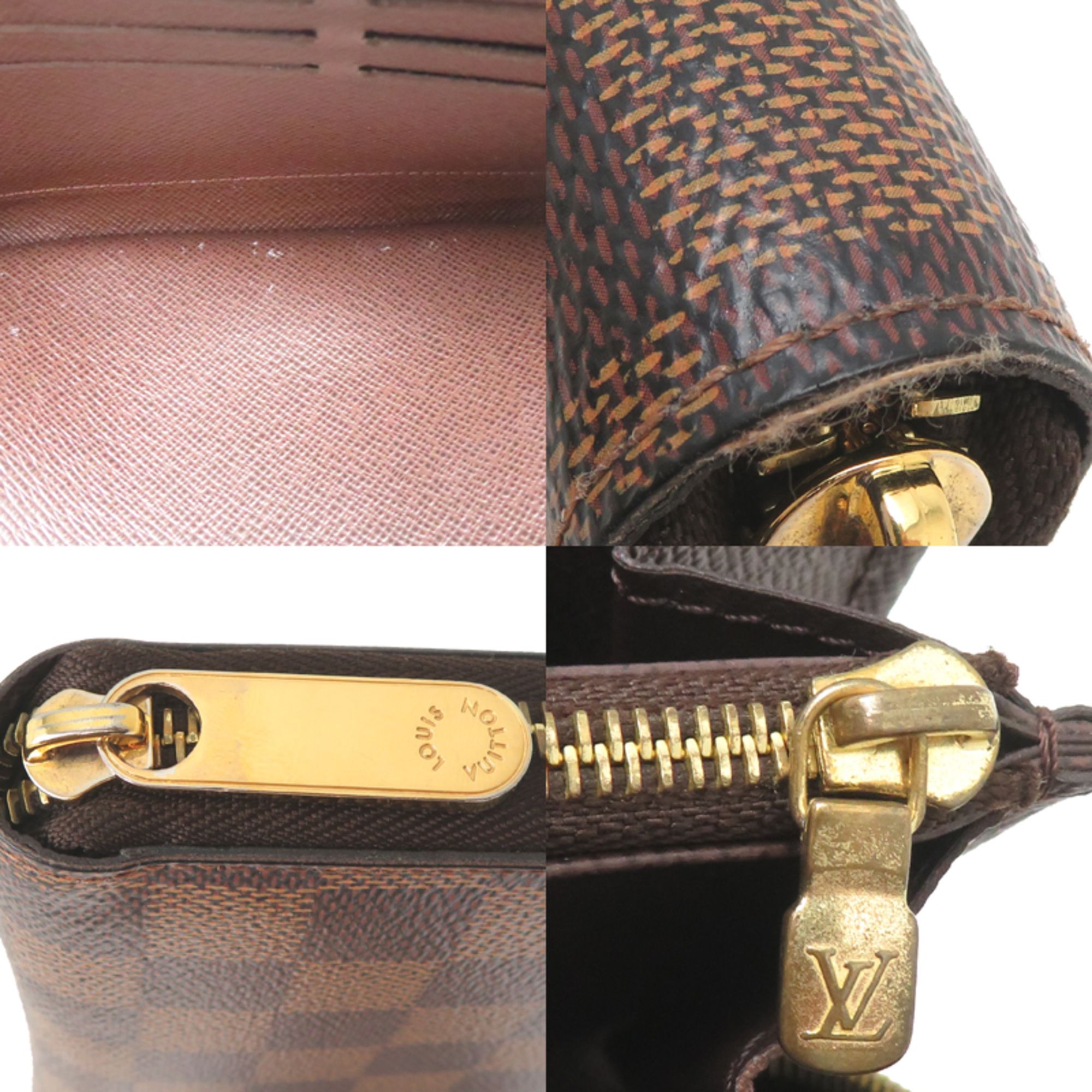 Damier Canvas Long Wallet (Bi-Fold) (Pre-Owned) - Louis Vuitton - Modalova