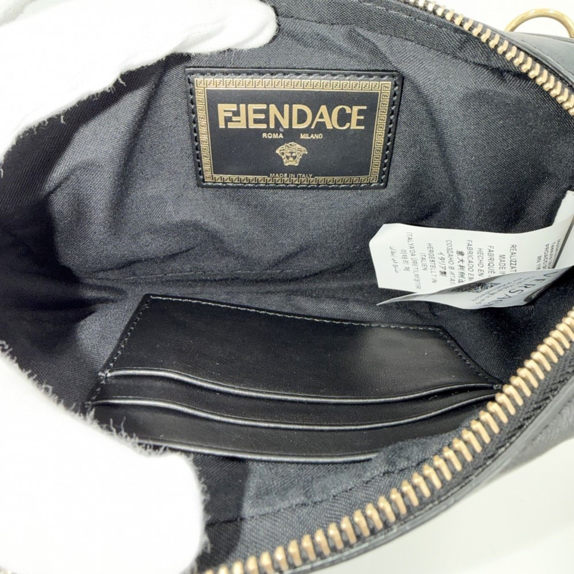 Leather Shoulder Bag (Pre-Owned) - Versace - Modalova