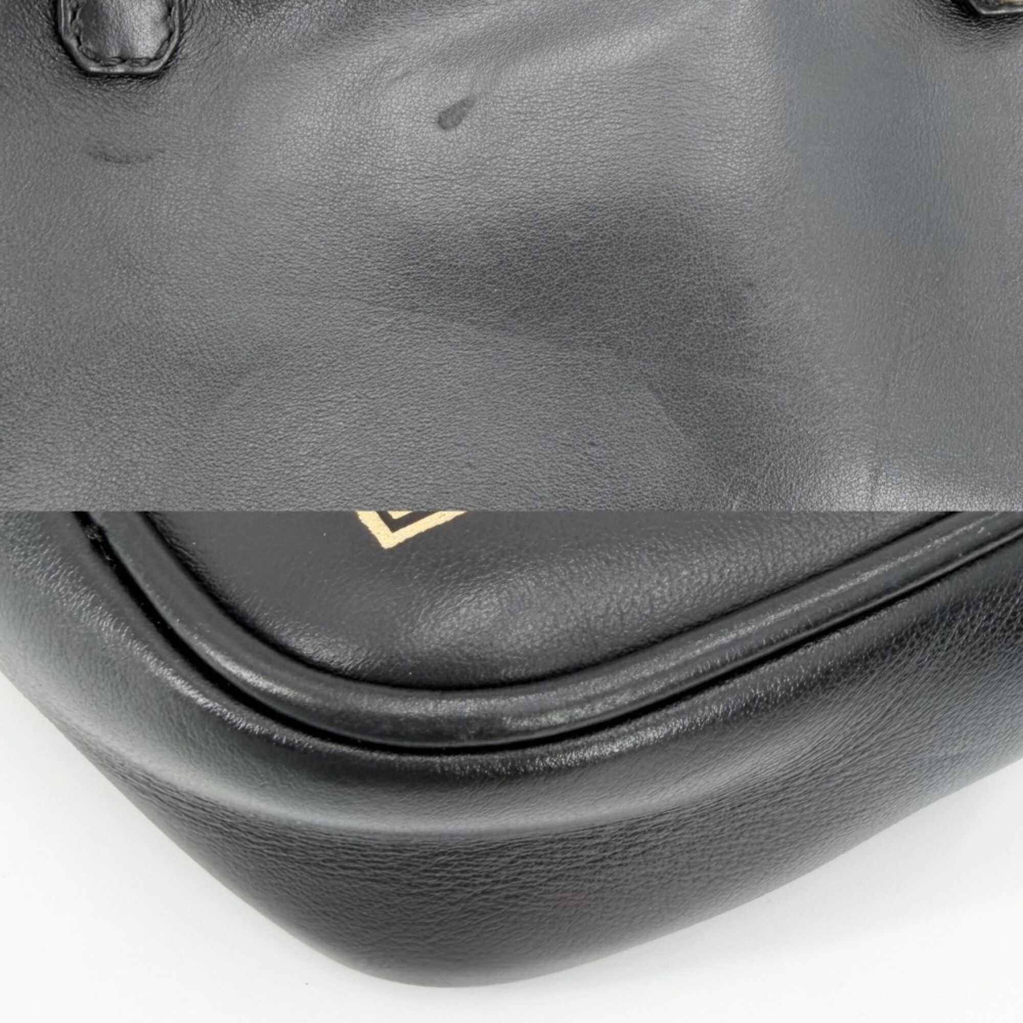Leather Shoulder Bag (Pre-Owned) - Versace - Modalova