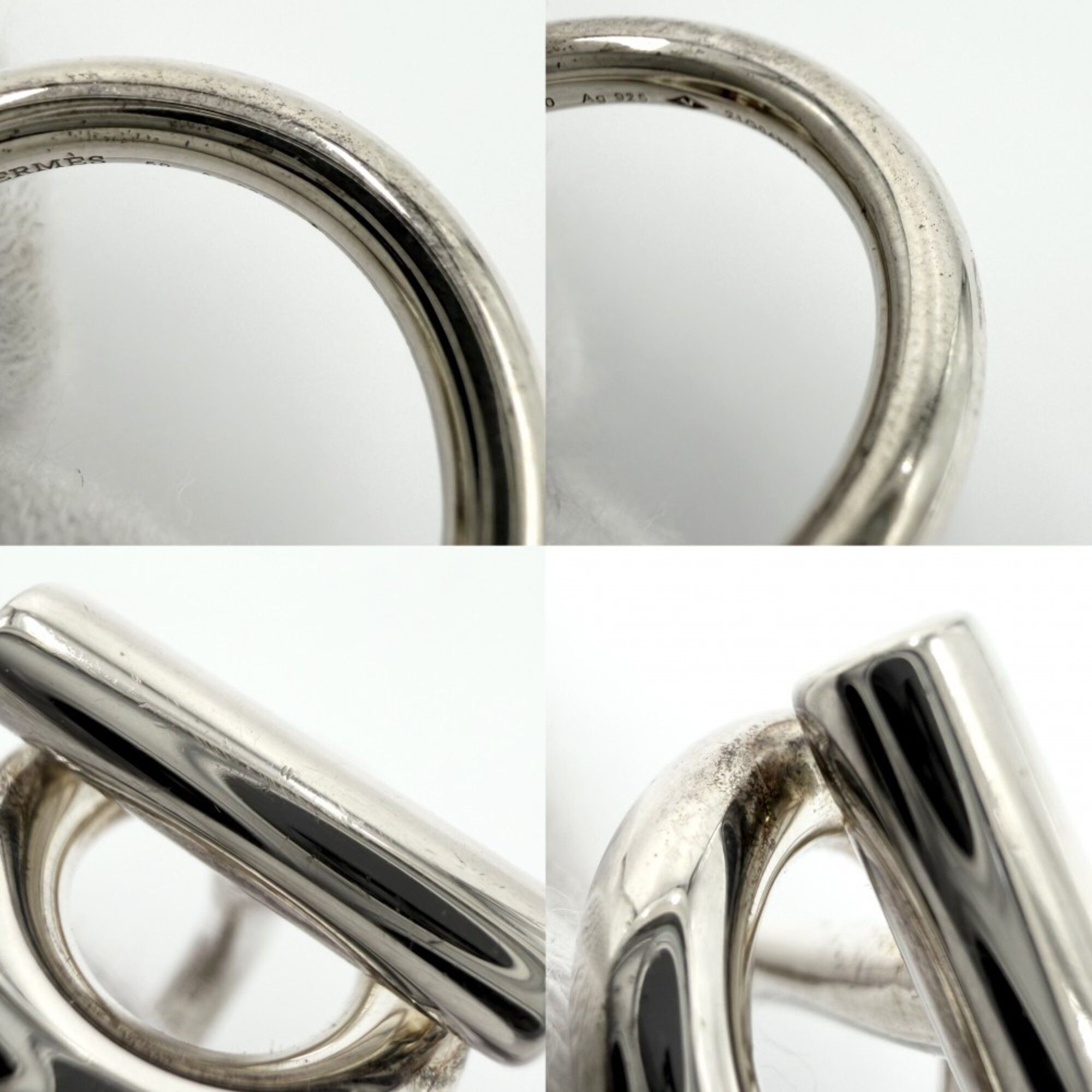 Silver 925 Band Ring (Pre-Owned) - Hermes - Modalova
