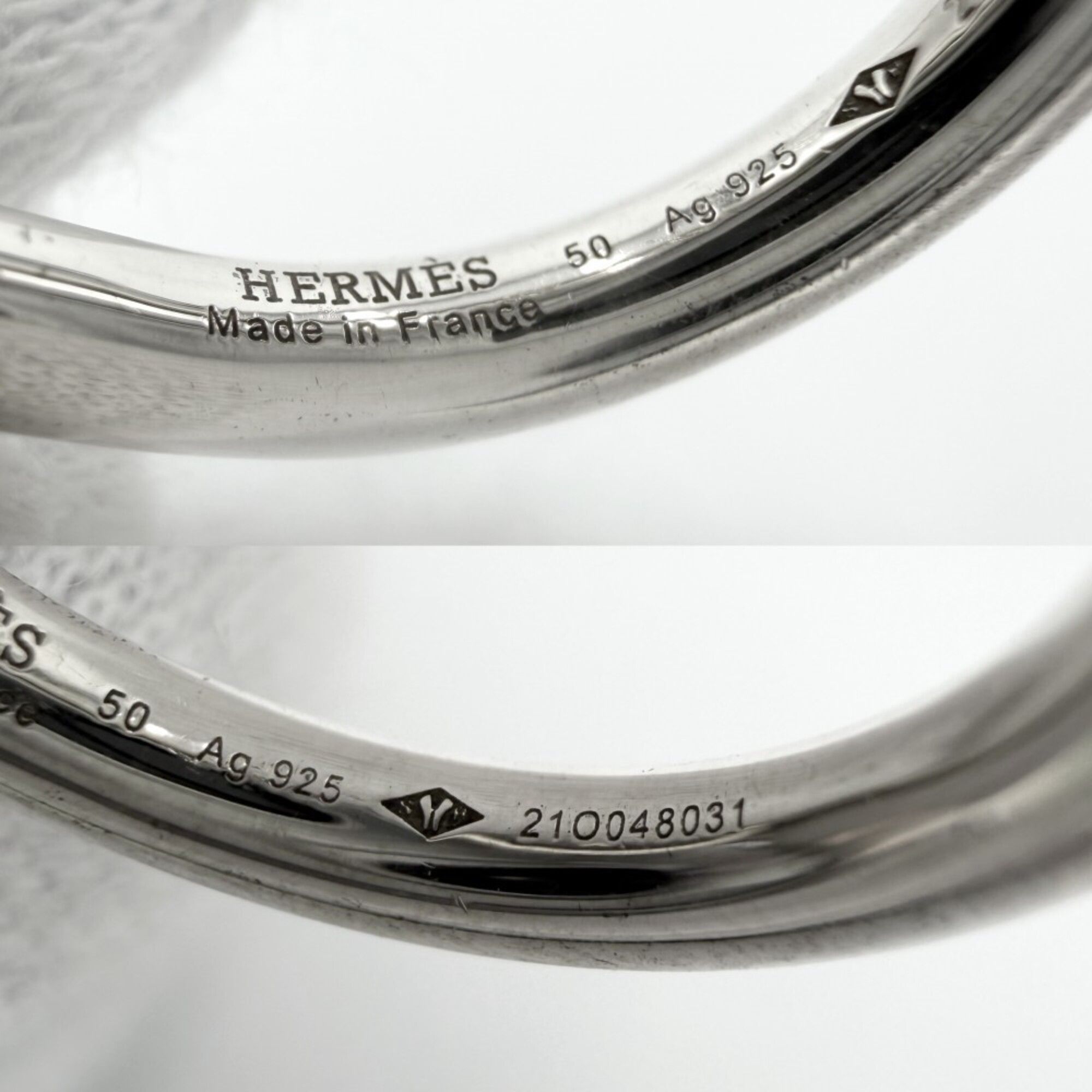 Silver 925 Band Ring (Pre-Owned) - Hermes - Modalova