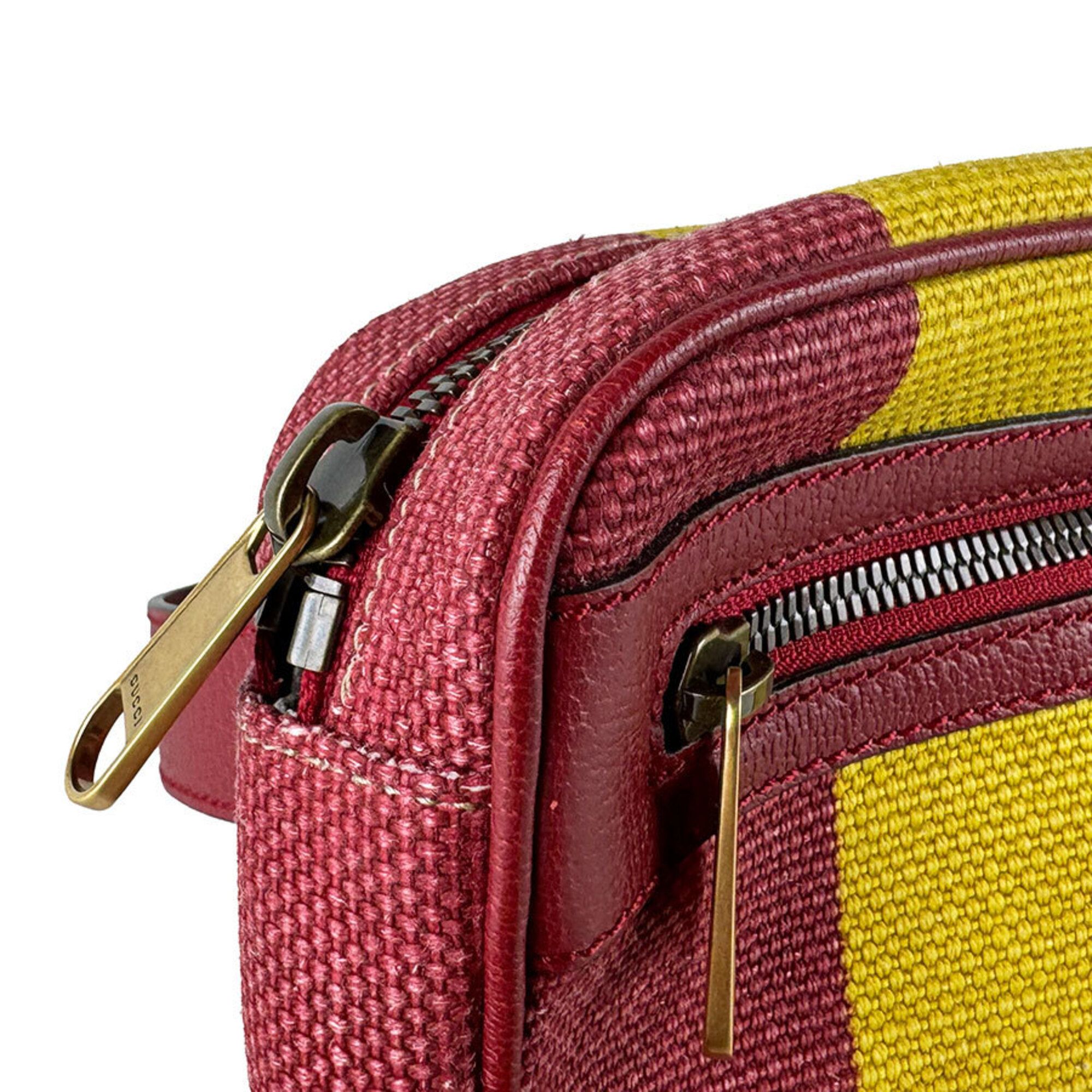 Canvas Leather Fanny Pack (Pre-Owned) - Gucci - Modalova