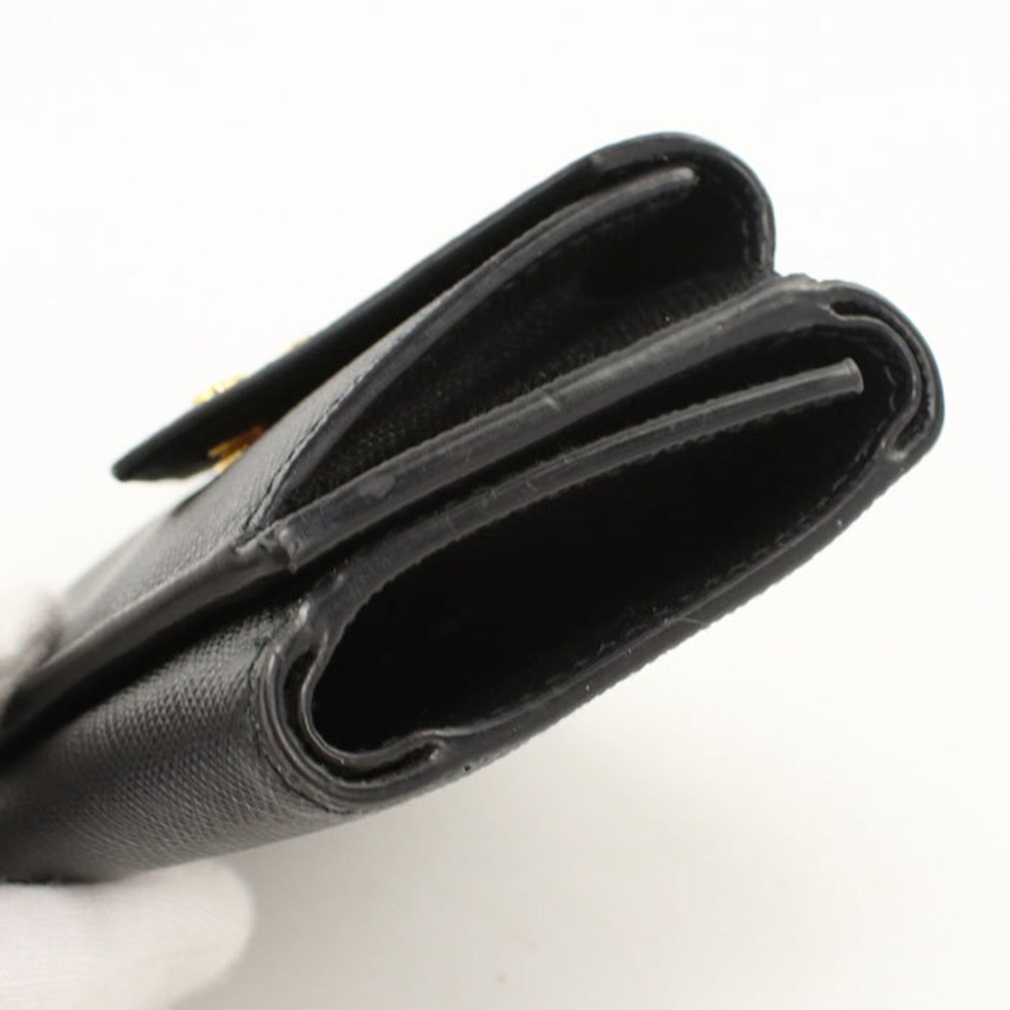 Leather Wallet (Tri-Fold) (Pre-Owned) - Prada - Modalova