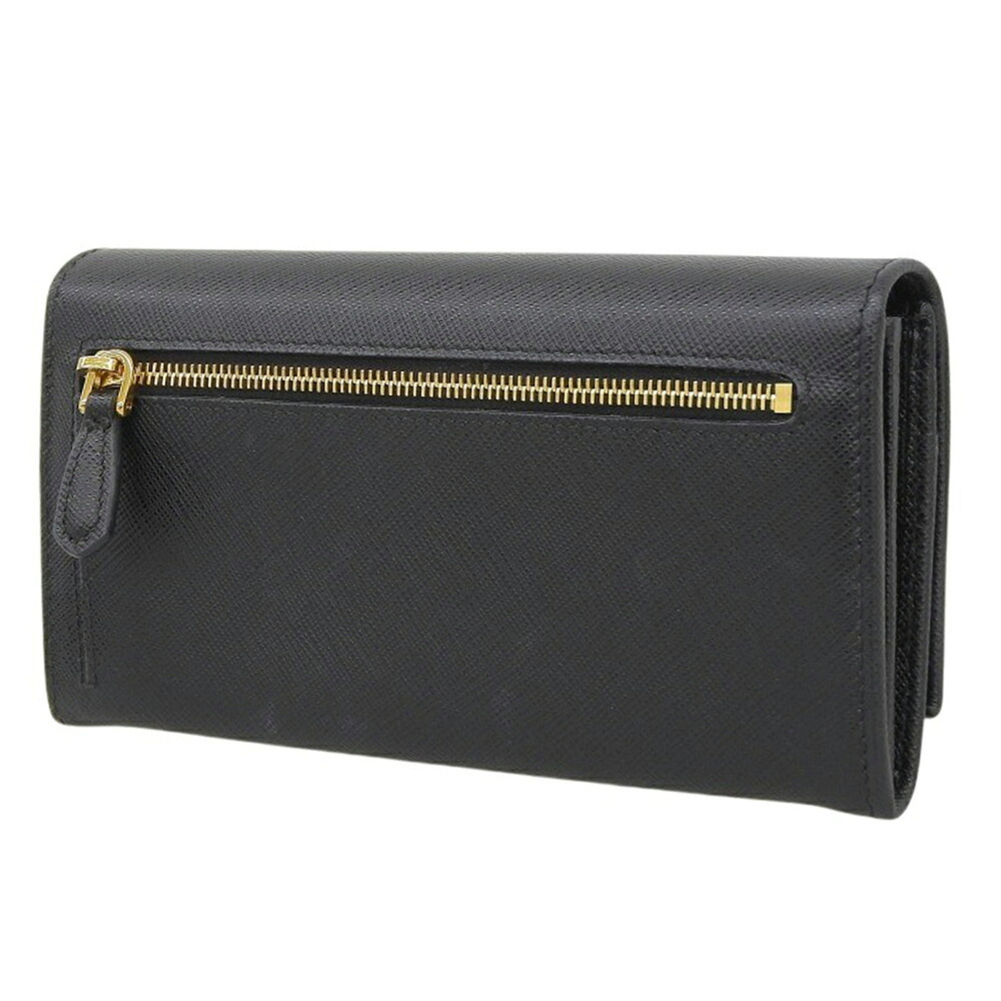 Saffiano Triangle Long Wallet (Bi-Fold) (Pre-Owned) - Prada - Modalova