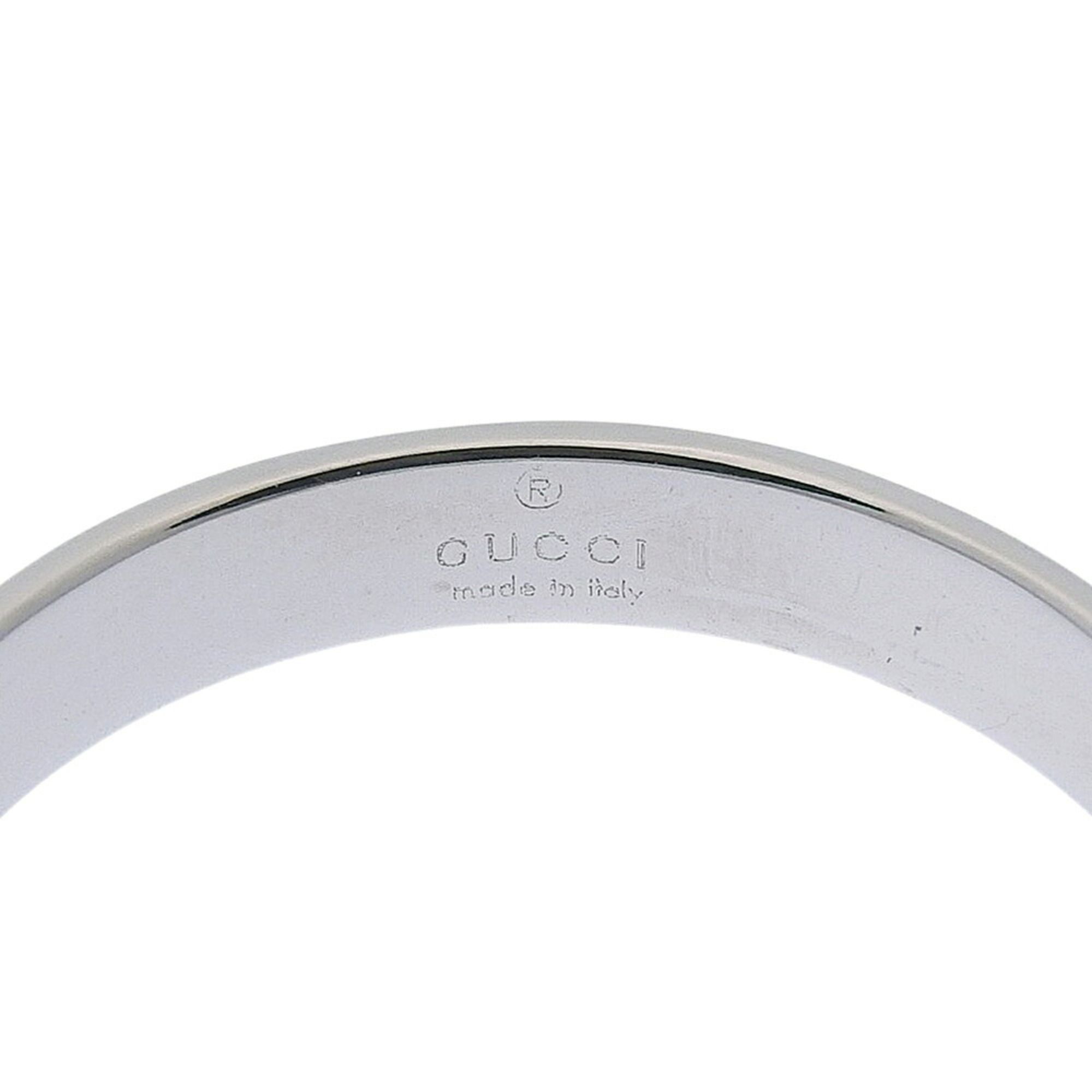 White Gold (18K) Band Ring (Pre-Owned) - Gucci - Modalova