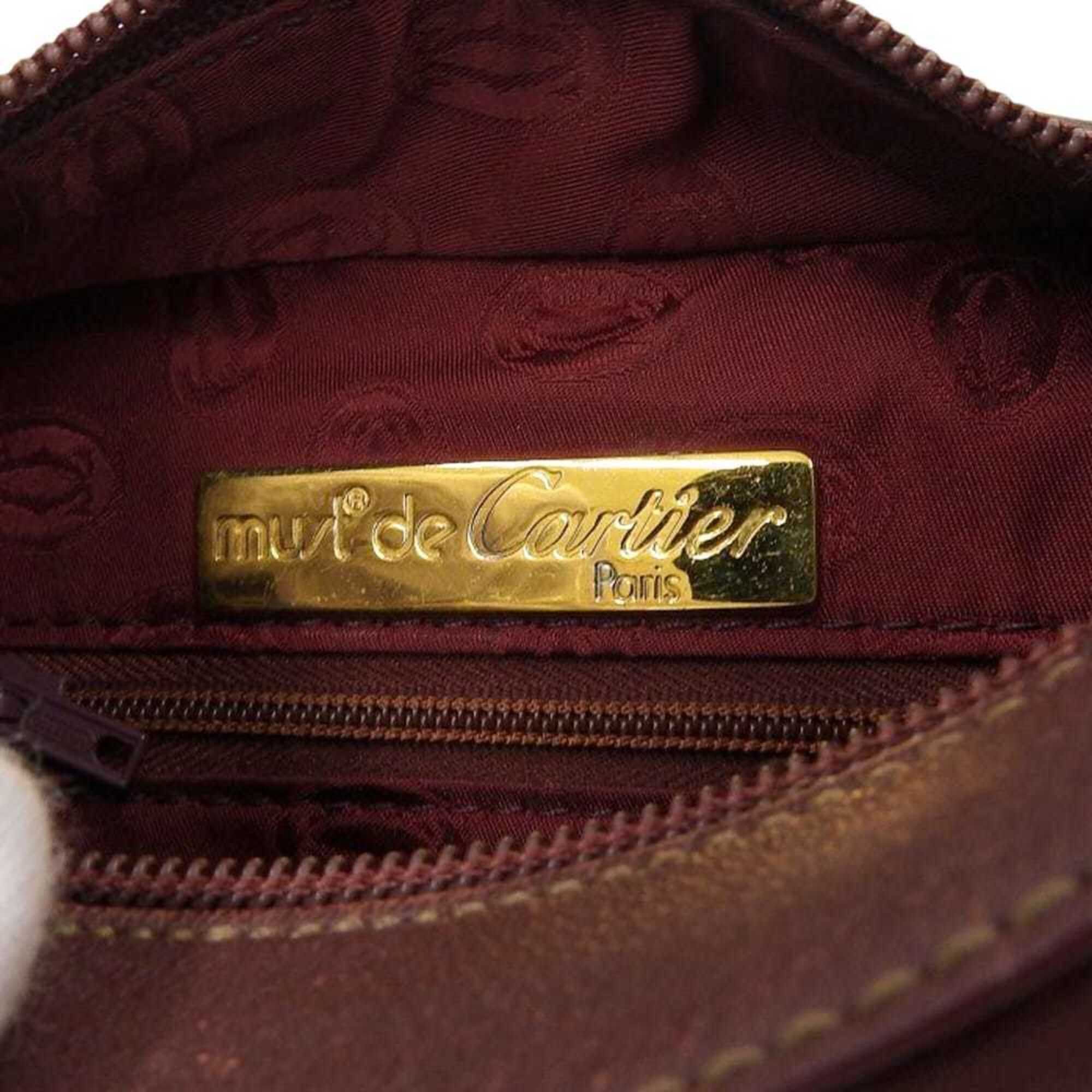 Leather Shoulder Bag (Pre-Owned) - Cartier - Modalova