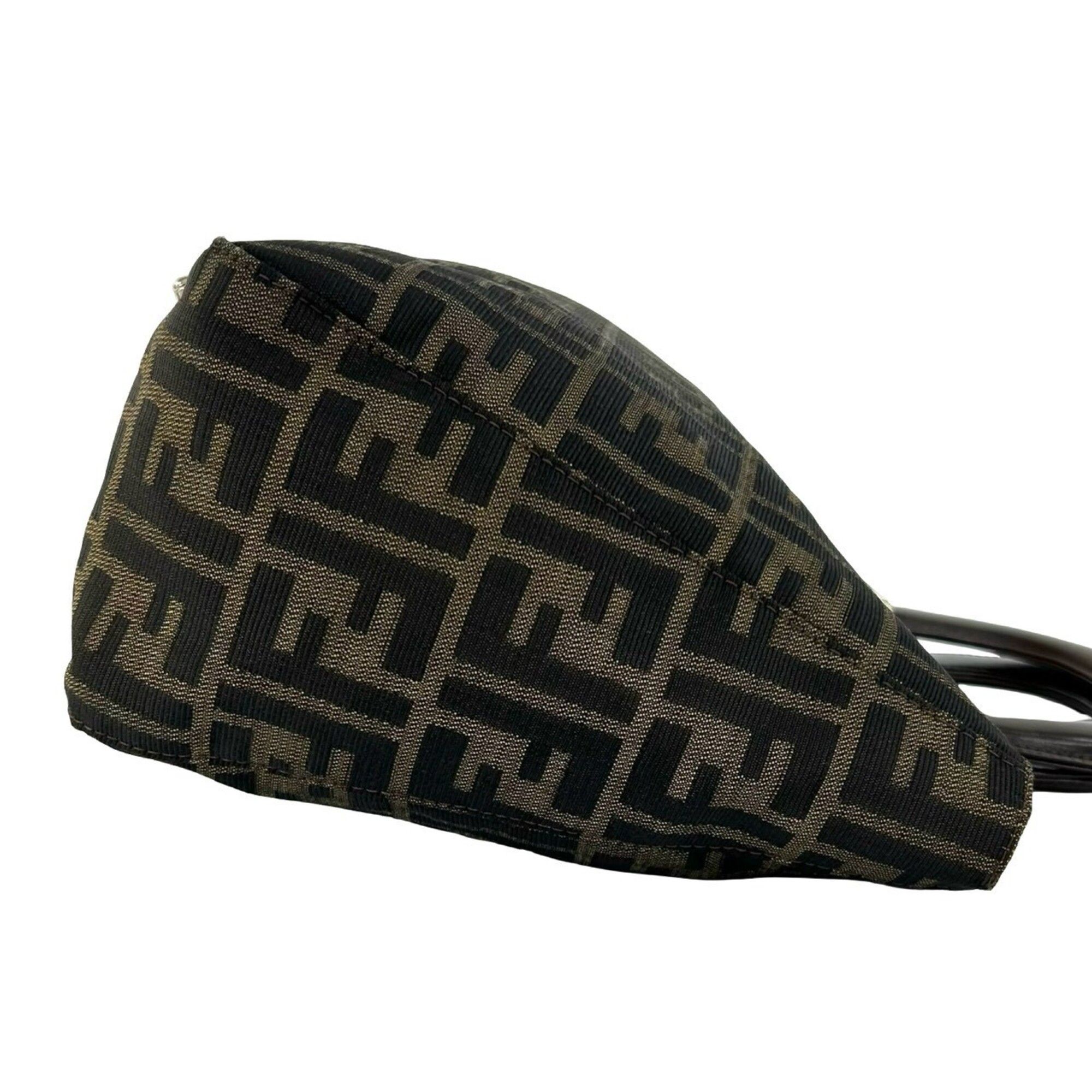 Canvas Leather Handbag Tote Bag (Pre-Owned) - Fendi - Modalova