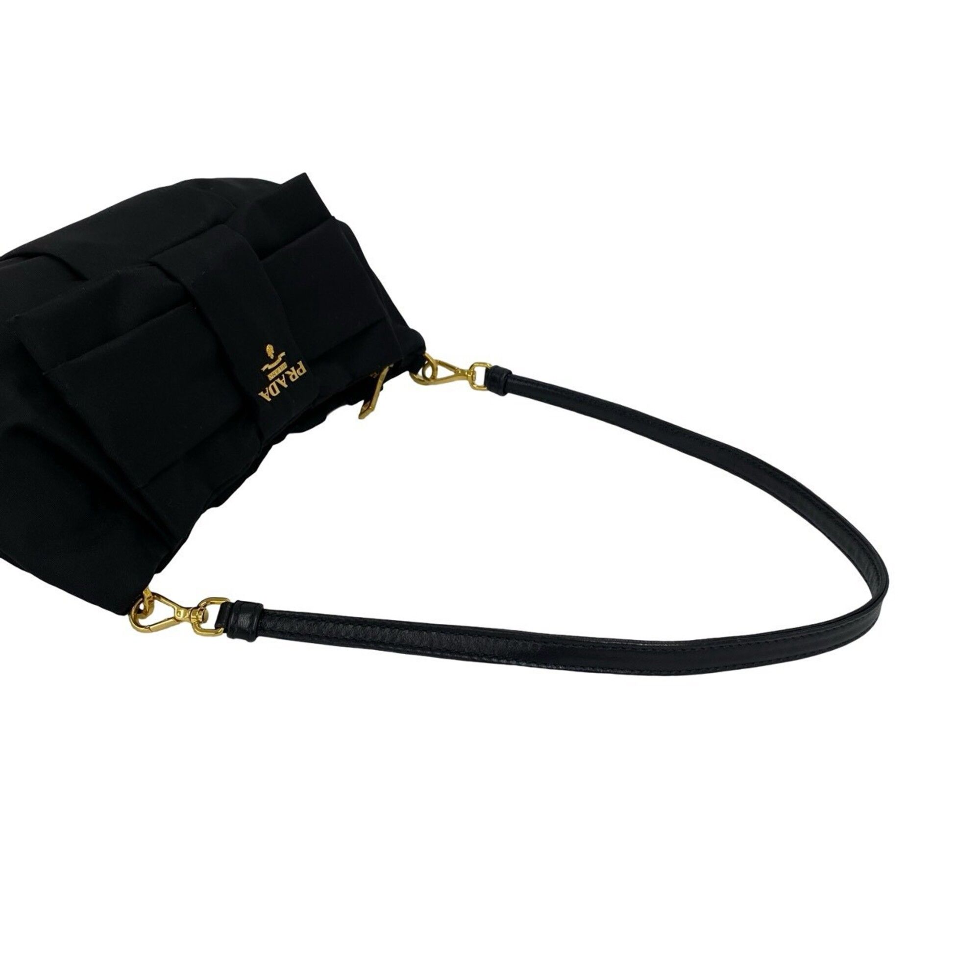 Nylon Leather Handbag Shoulder Bag (Pre-Owned) - Prada - Modalova
